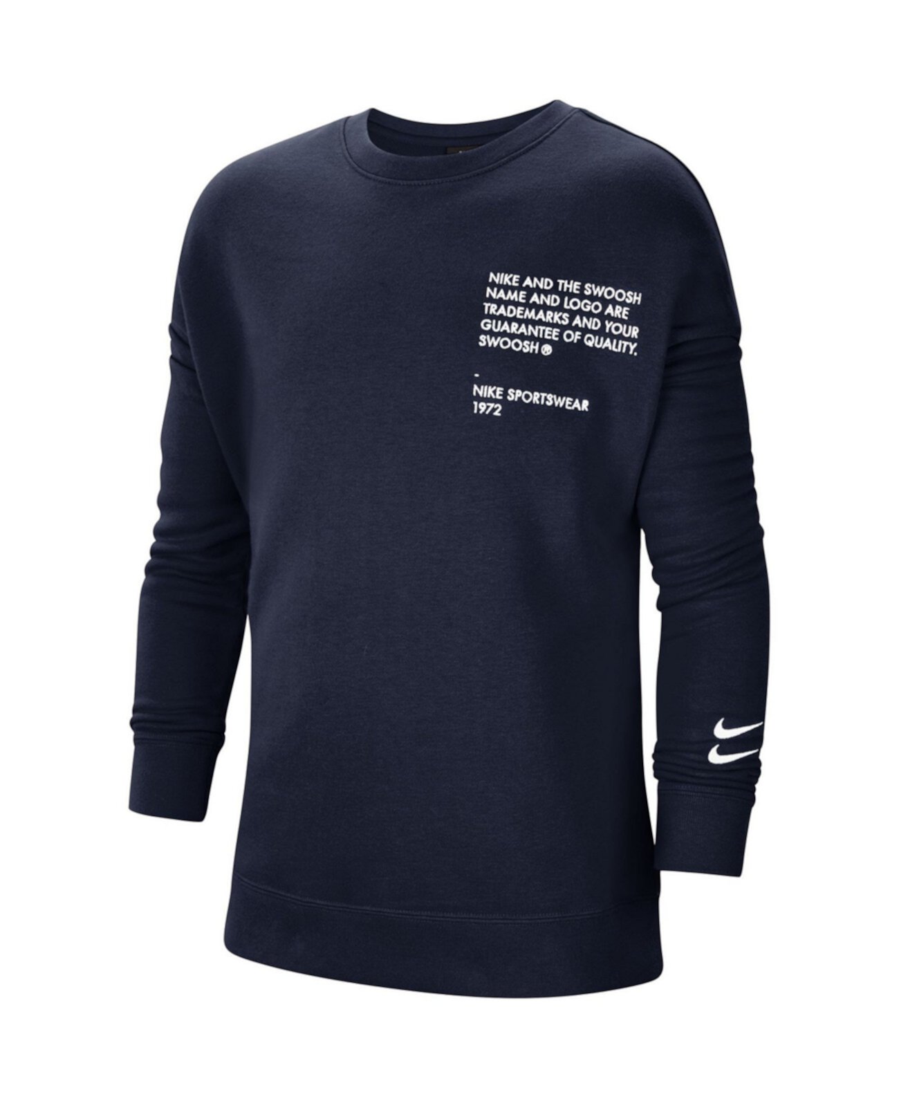 Спортивная одежда для больших мальчиков с логотипом Swoosh Crew Nike
