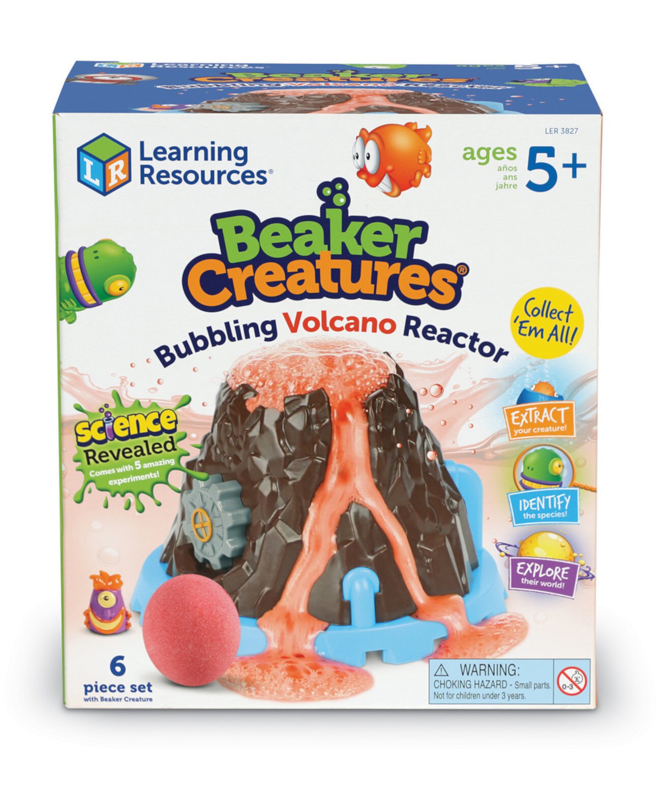 Beaker Creatures - Реактор пузырящегося вулкана Learning Resources