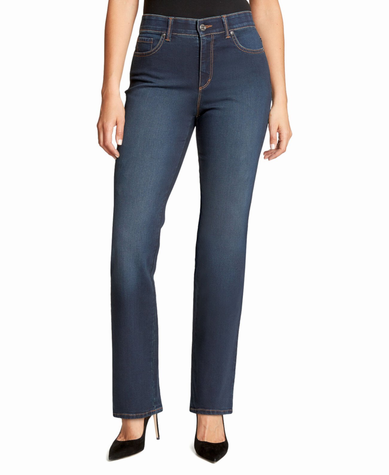 Женские свободные прямые короткие джинсы Gloria Vanderbilt