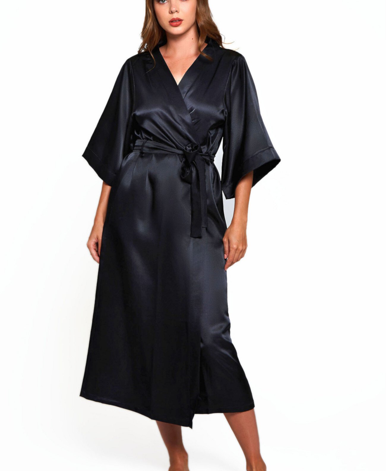 Женский роскошный длинный халат с рукавами в стиле кимоно ICollection