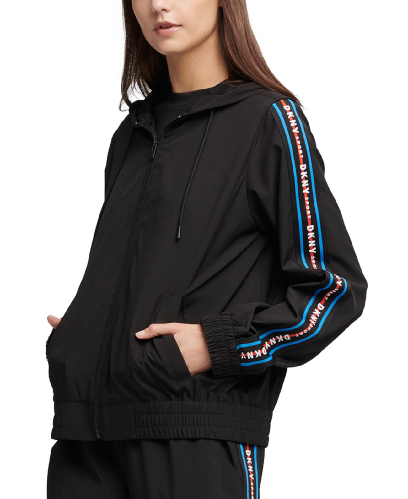 Спортивная куртка с капюшоном DKNY