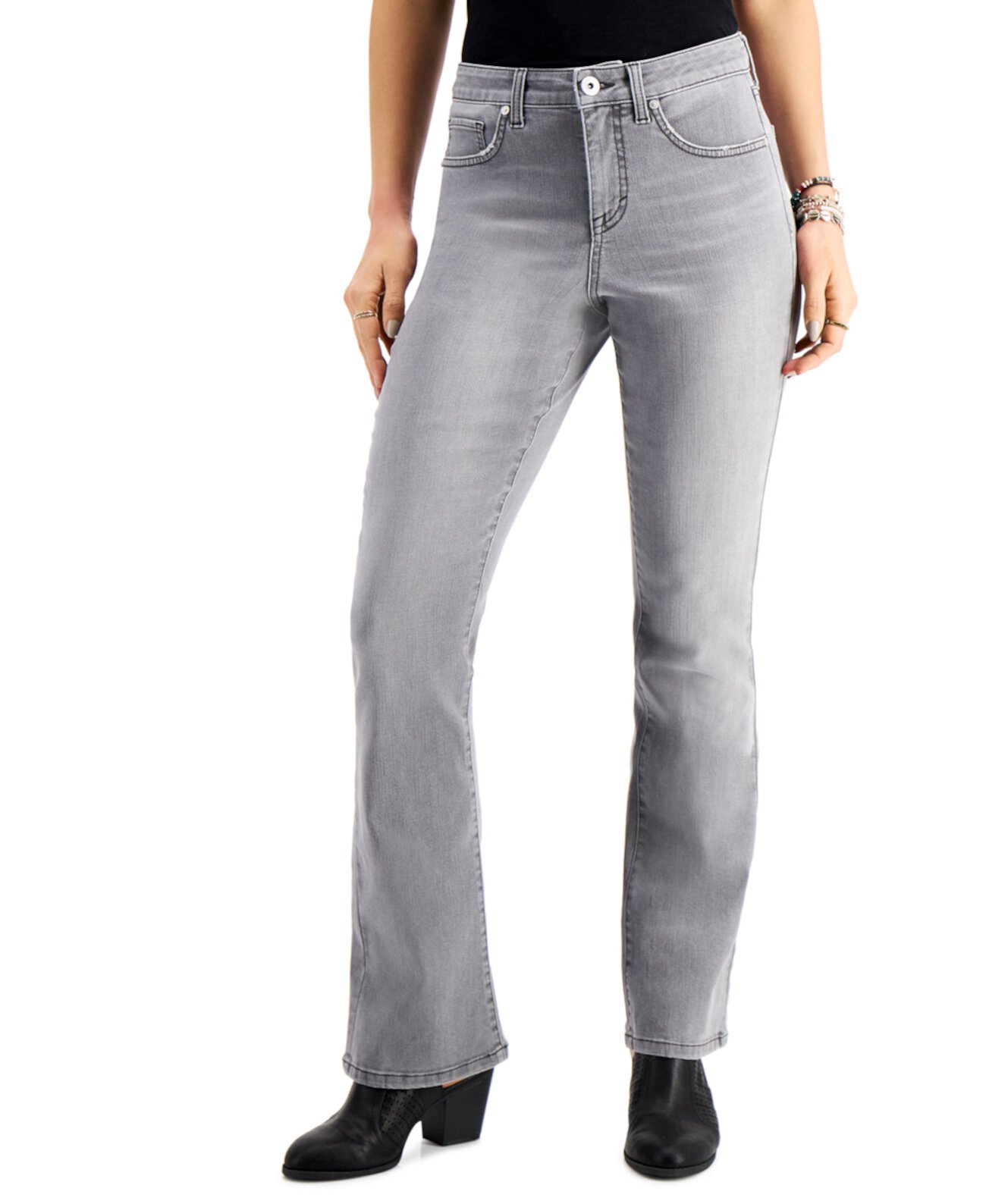 Curvy-Fit Bootcut Jeans, Created for Macy's Style & Co