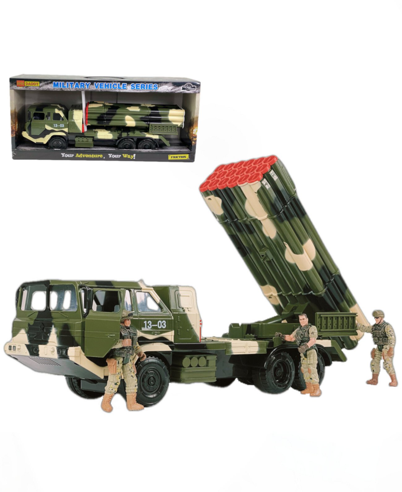 Набор игрушек Master Missile из серии Mag-Genius Big-Daddy в армейском стиле Big Daddy