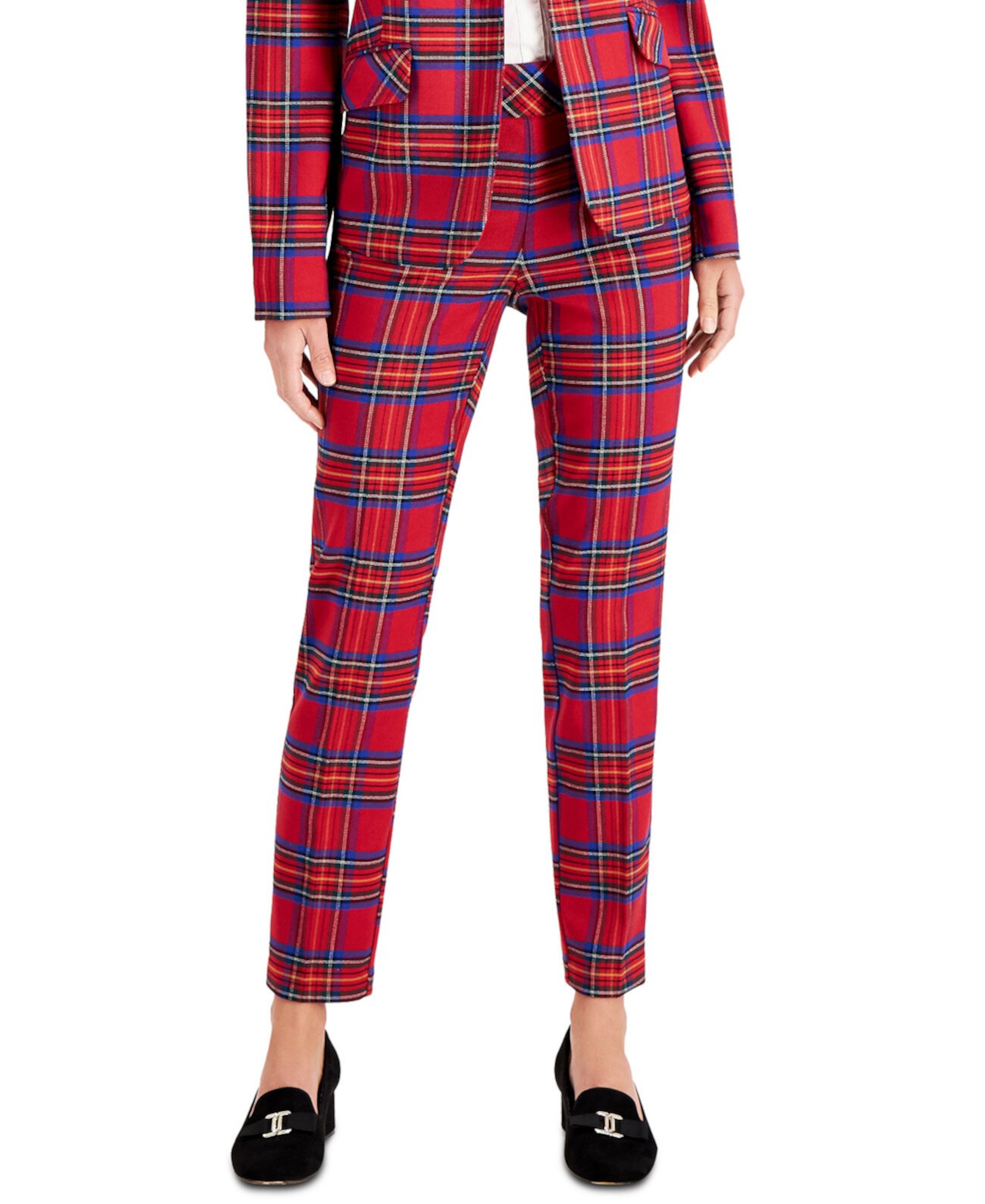Plaid Ankle Pants, Created for Macy's Charter Club