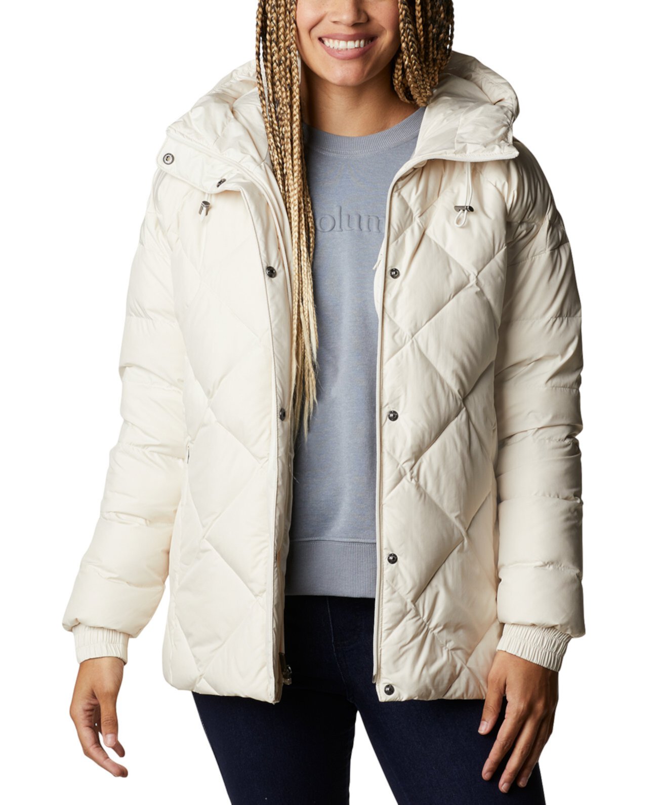 Женская куртка с капюшоном и поясом Icy Heights Columbia