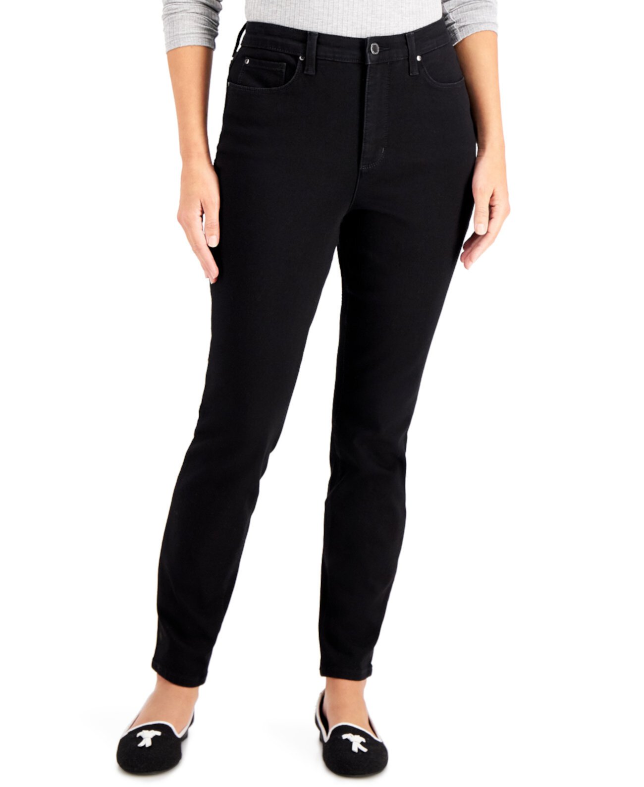 High-Rise Skinny Jeans, Created for Macy's Charter Club