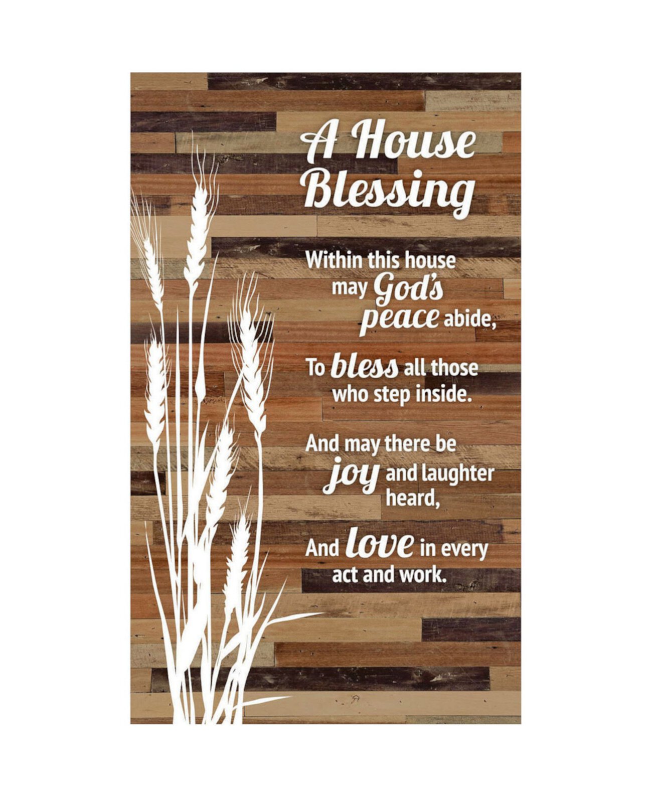 Мольберт с табличкой House Blessing Wood, 6 "x 9" Dexsa