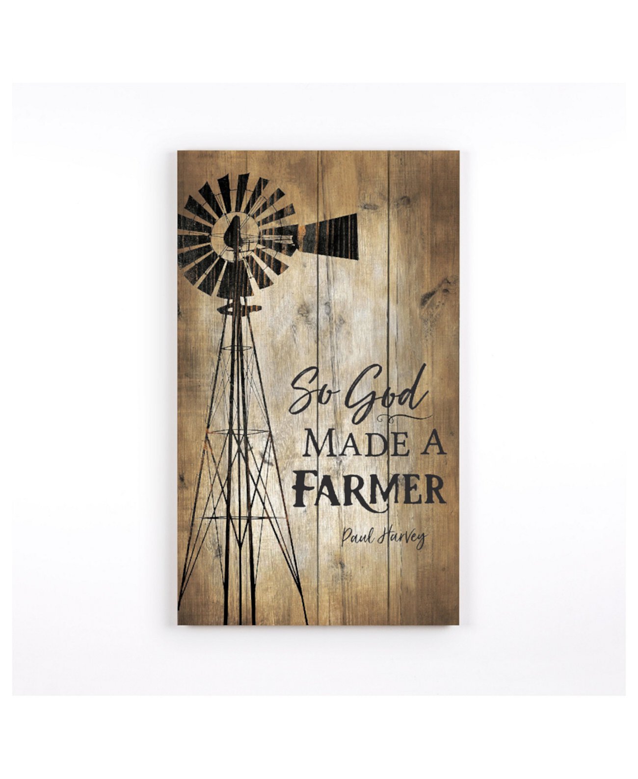 Итак, Бог создал фермера настенное искусство P Graham Dunn