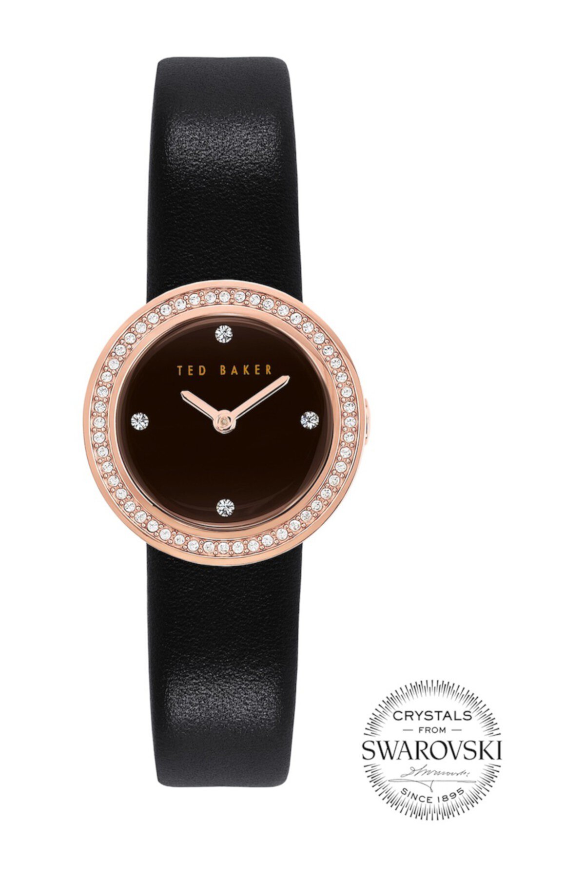 Women's Seerena Swarovski Crystal Leather Strap Watch, 24mm Ted Baker