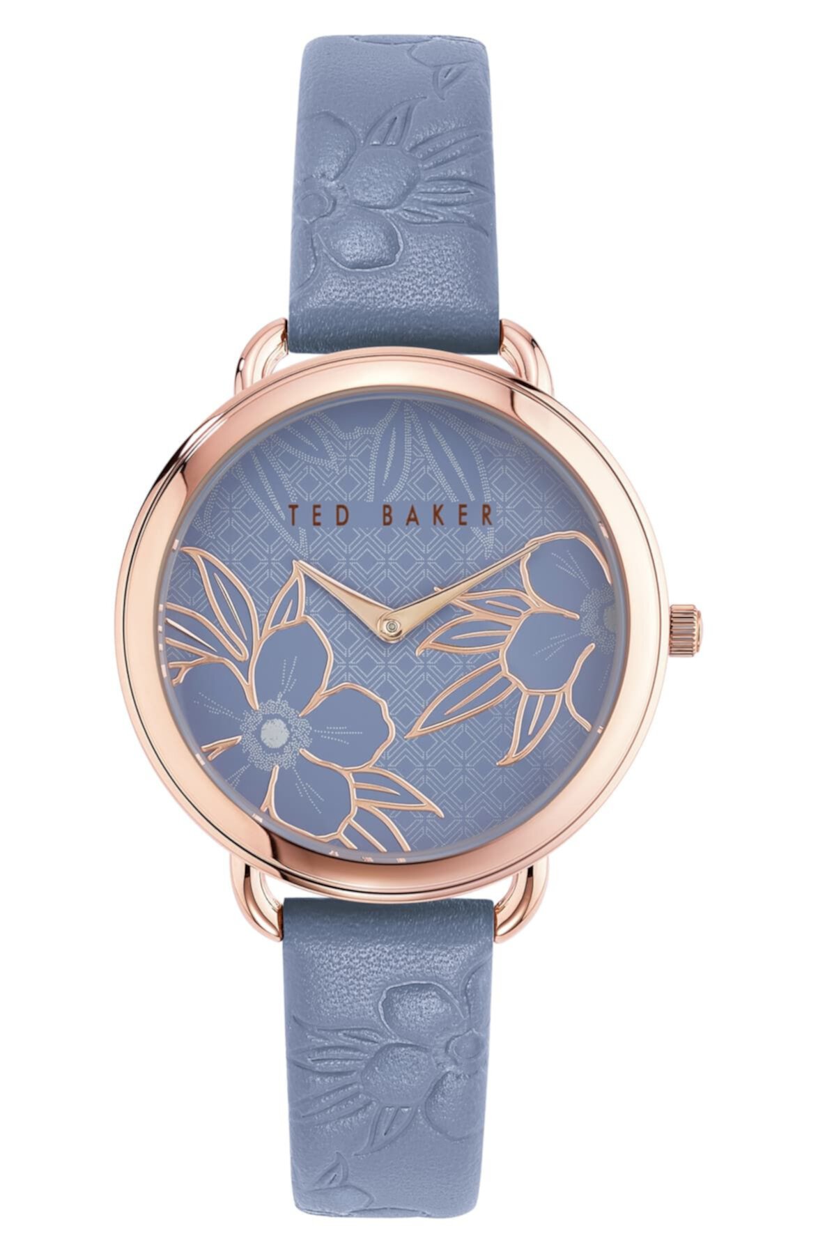 Women's Hettie Engraved Leather Strap Watch, 37mm Ted Baker