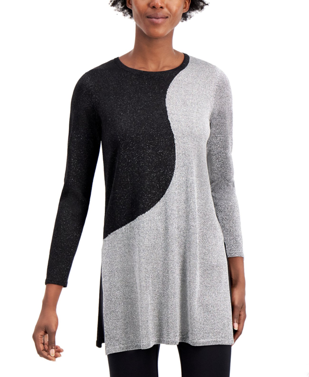 Colorblock Tunic Sweater, Created for Macy's Alfani