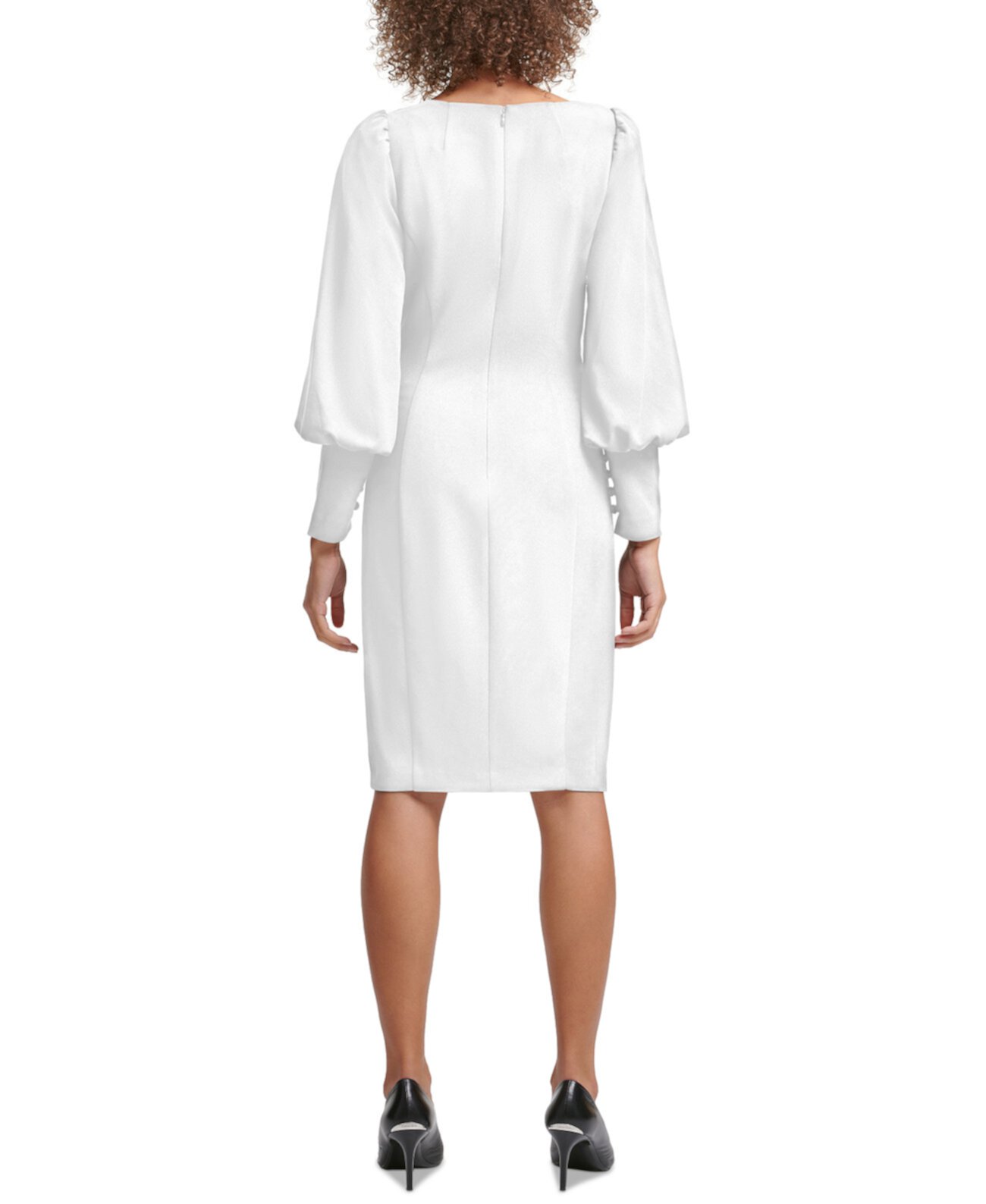 Платье-футляр со сборками Calvin Klein