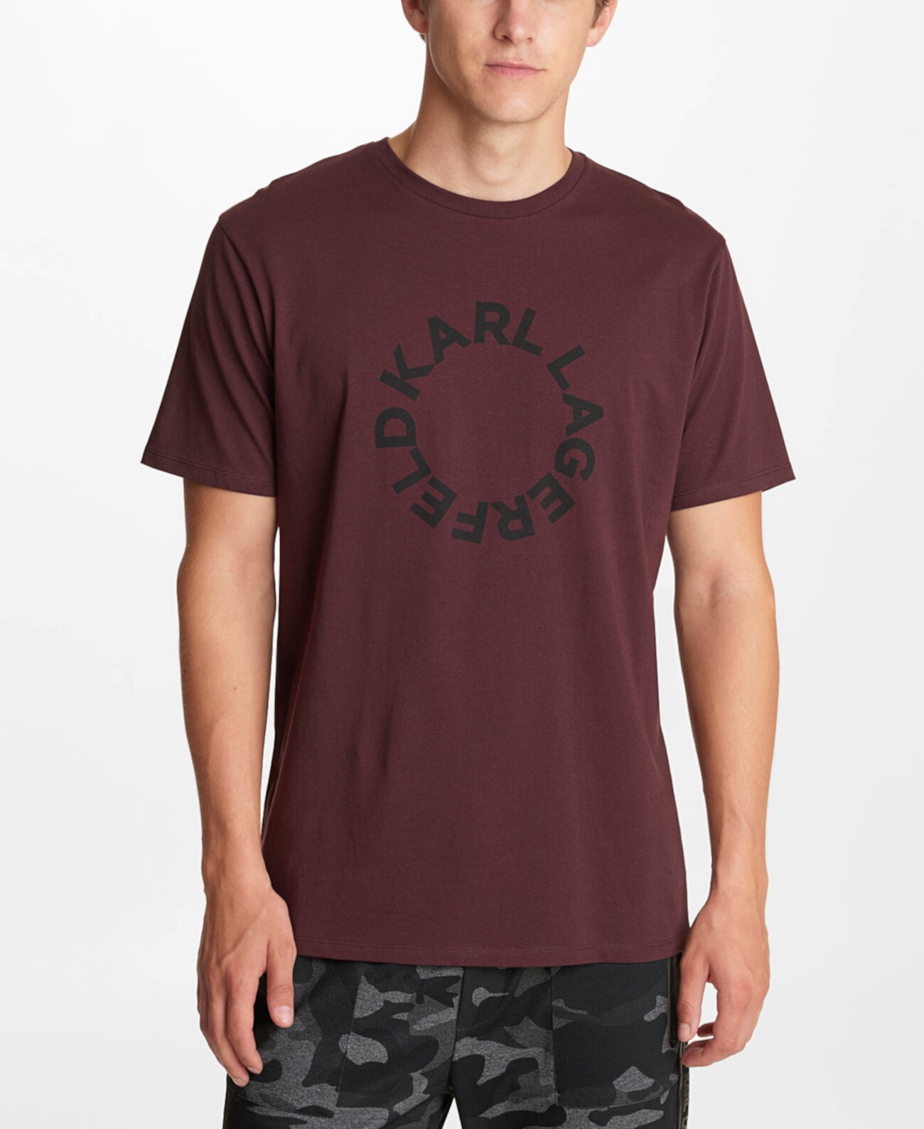 Мужская футболка с логотипом Circle Karl Lagerfeld Paris