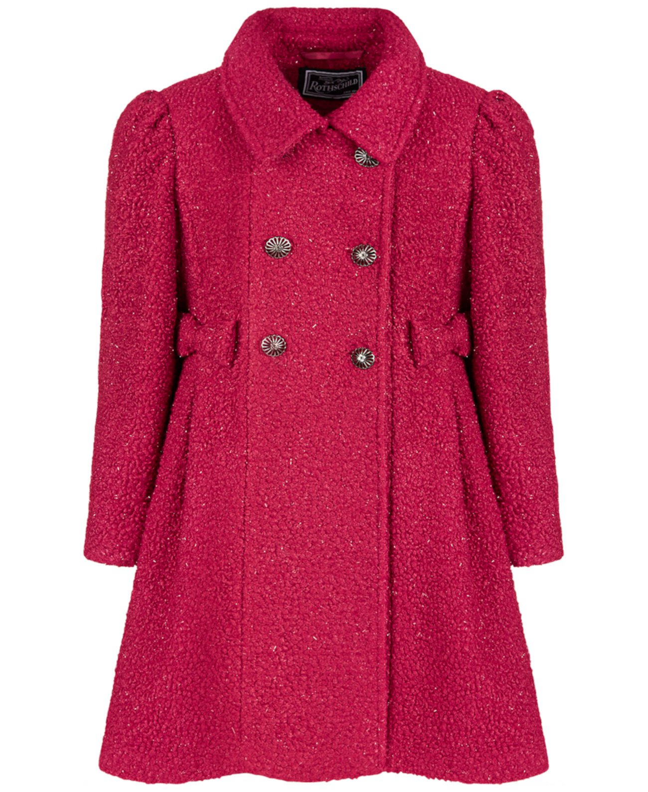 Платье-пальто с блестками и бантом для девочек для малышей S Rothschild & CO