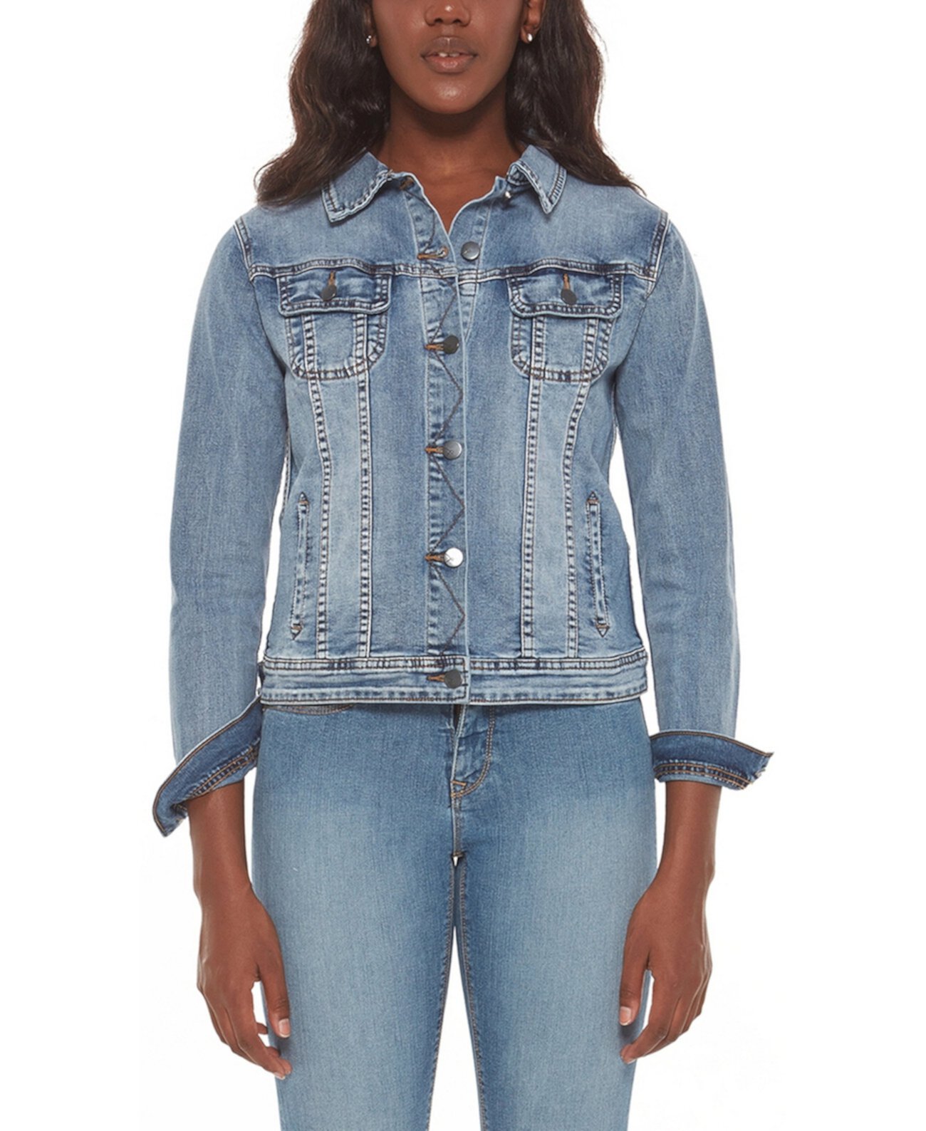 Женская джинсовая куртка больших размеров Lola Jeans