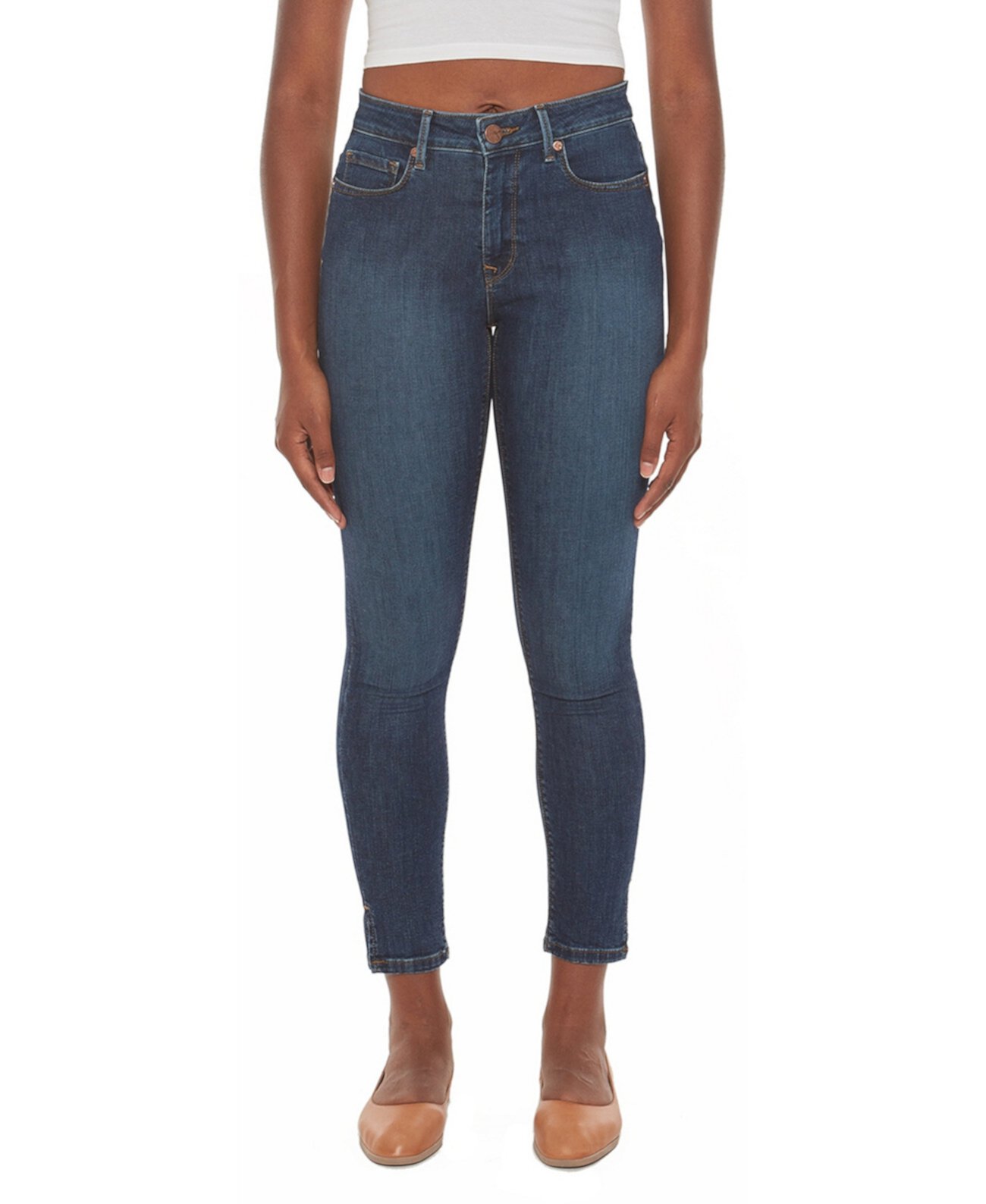Женские джинсы скинни со средней посадкой Lola Jeans