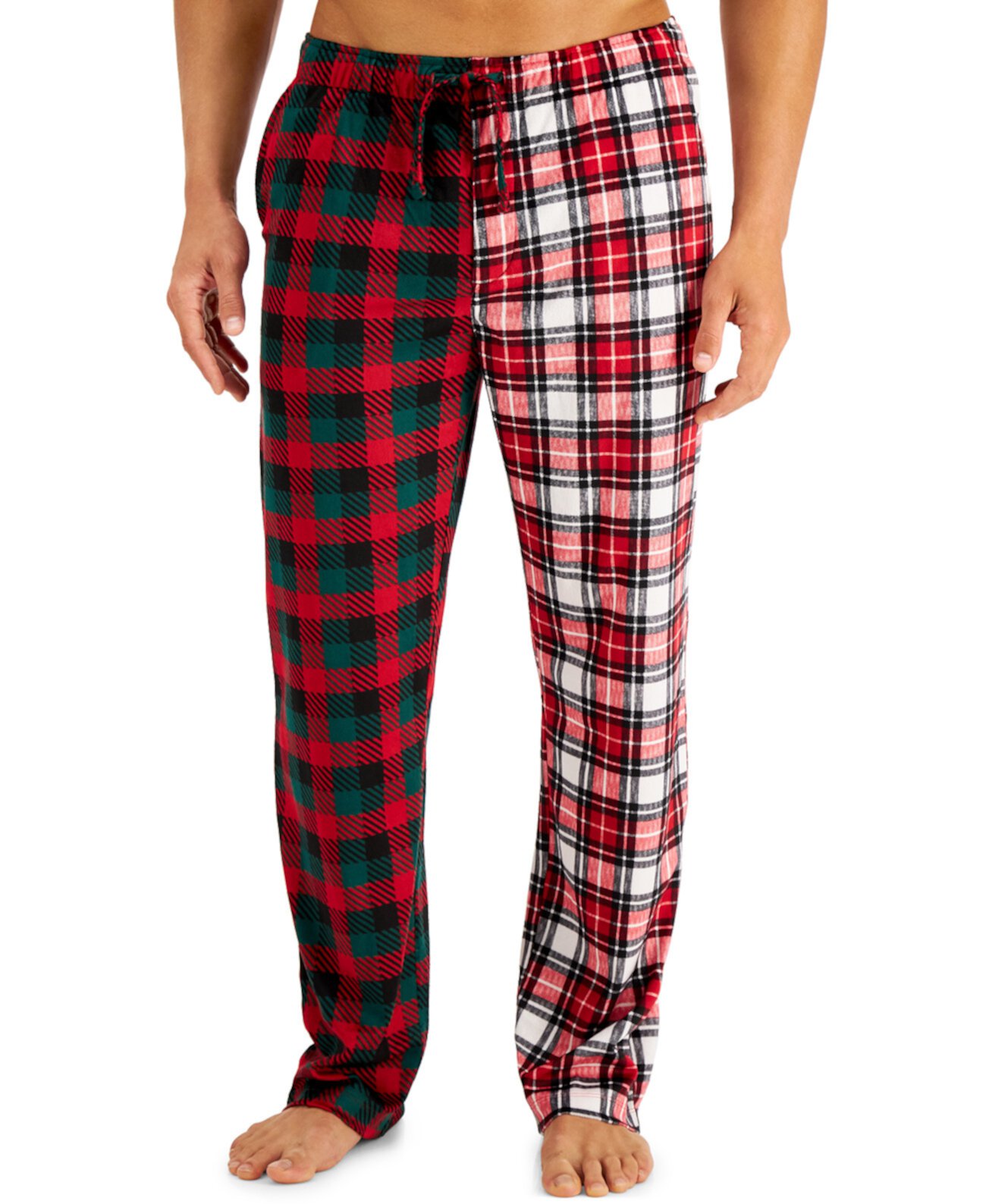 Men's Holiday Lights Fleece Pajama Pants, Created for Macy's Club Room