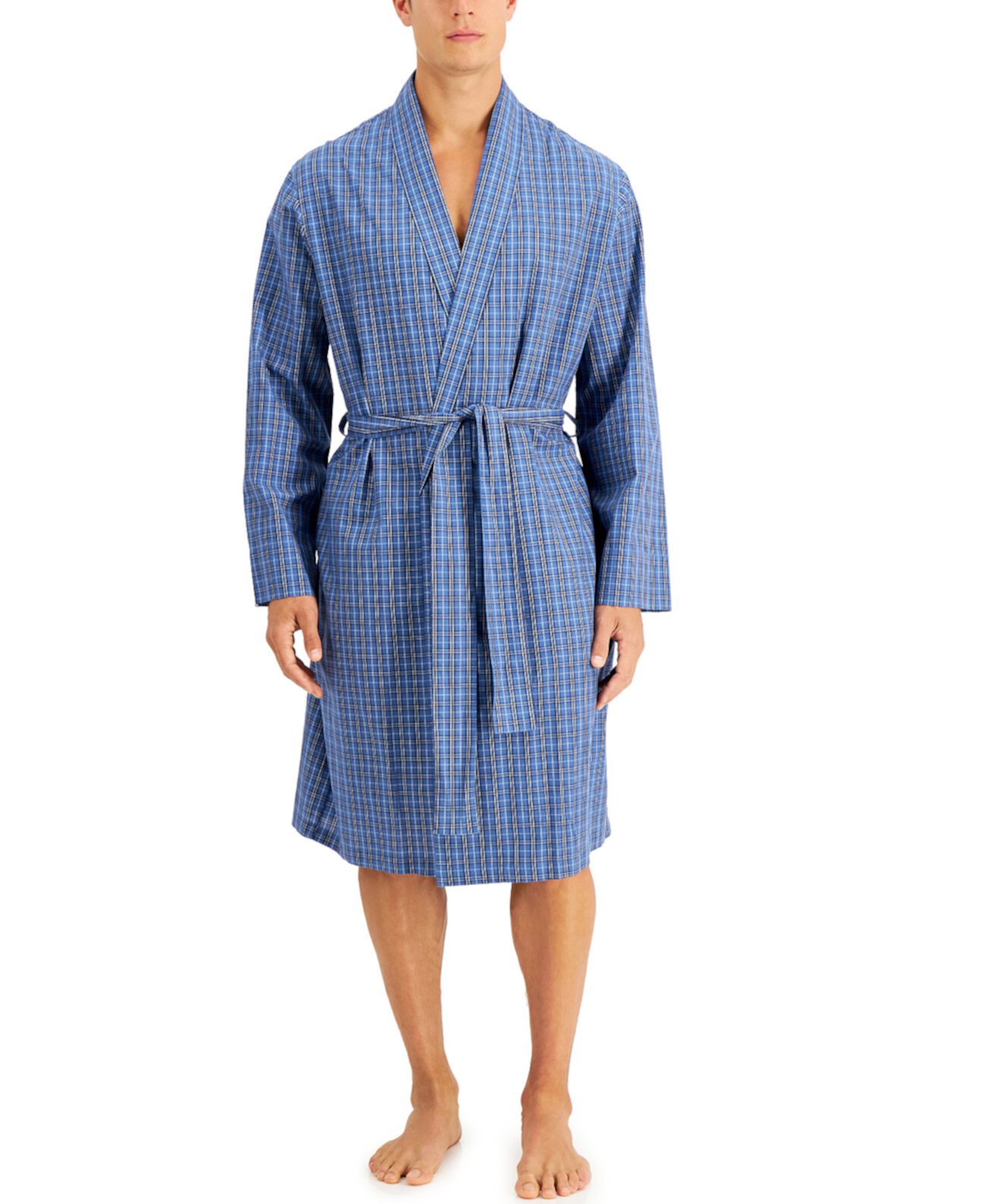 Men's Plaid Robe, Created for Macy's Club Room