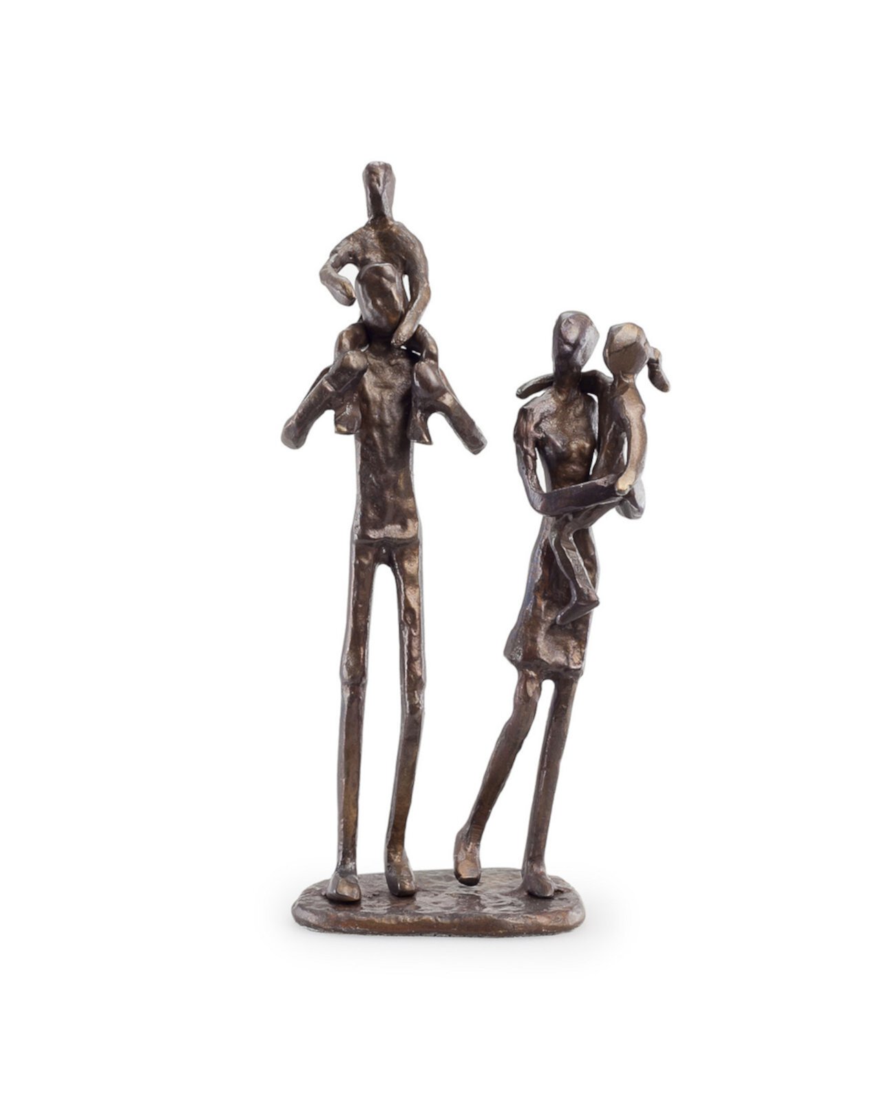Бронзовая скульптура "Родители, несущие детей" Danya B