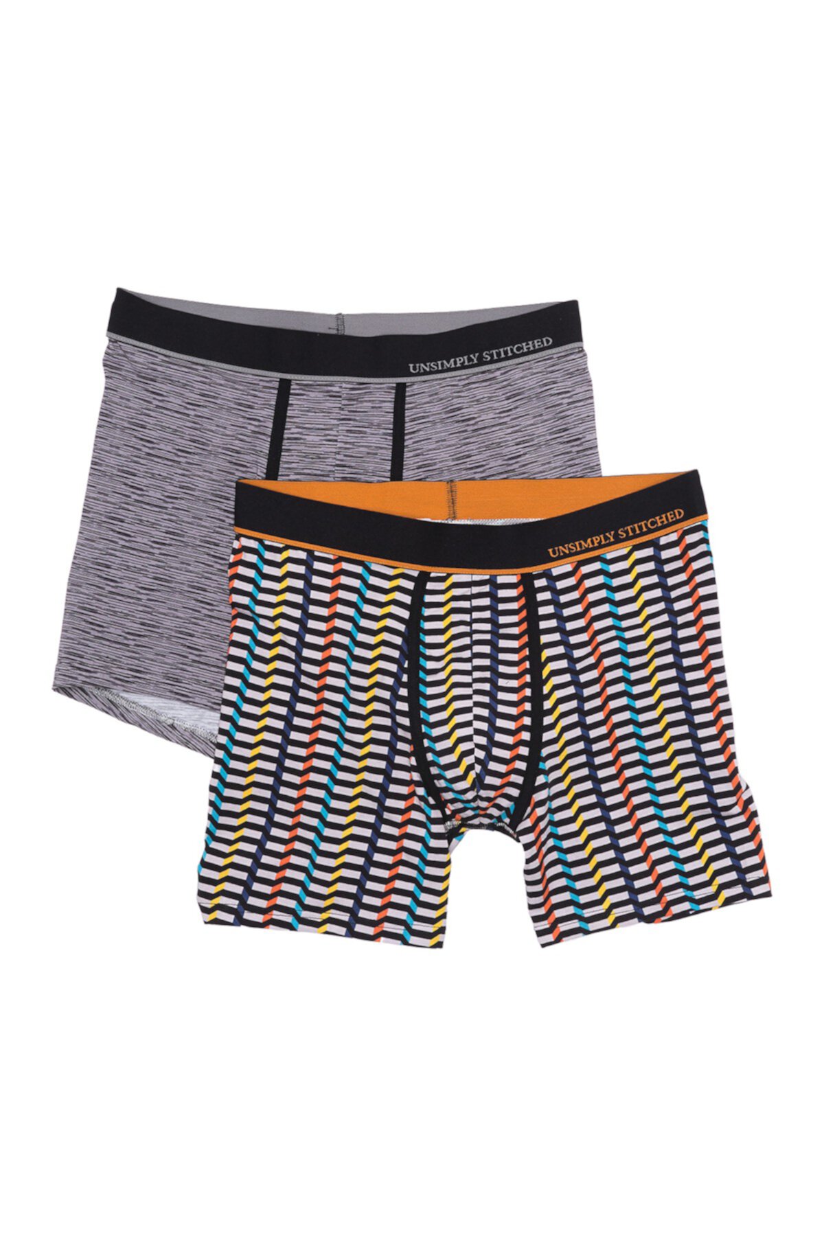 Printed Stretch Boxer Brief - Pack of 2 Unsimply Stitched