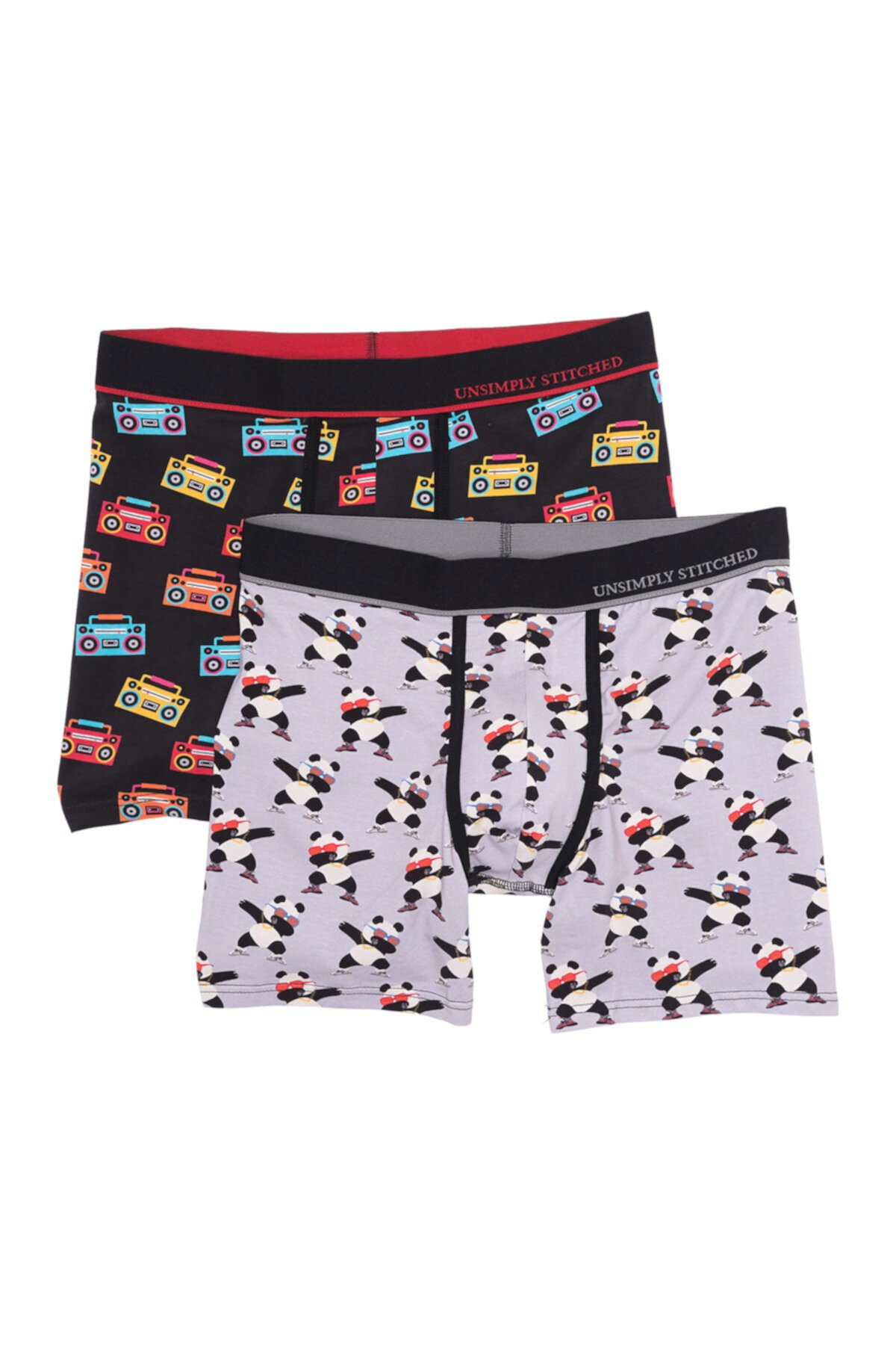 Printed Boxer Briefs - Pack of 2 Unsimply Stitched
