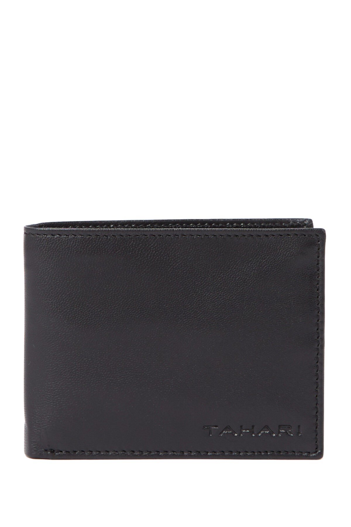 Кожаный кошелек RFID с двойным сложением Tahari