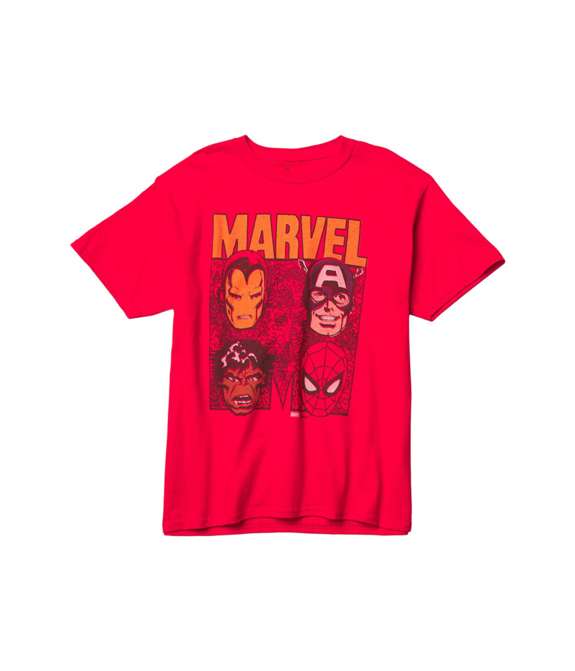 Футболка Marvel для мальчиков, 100% хлопок, мягкая, стандартный фасон Junk Food Kids