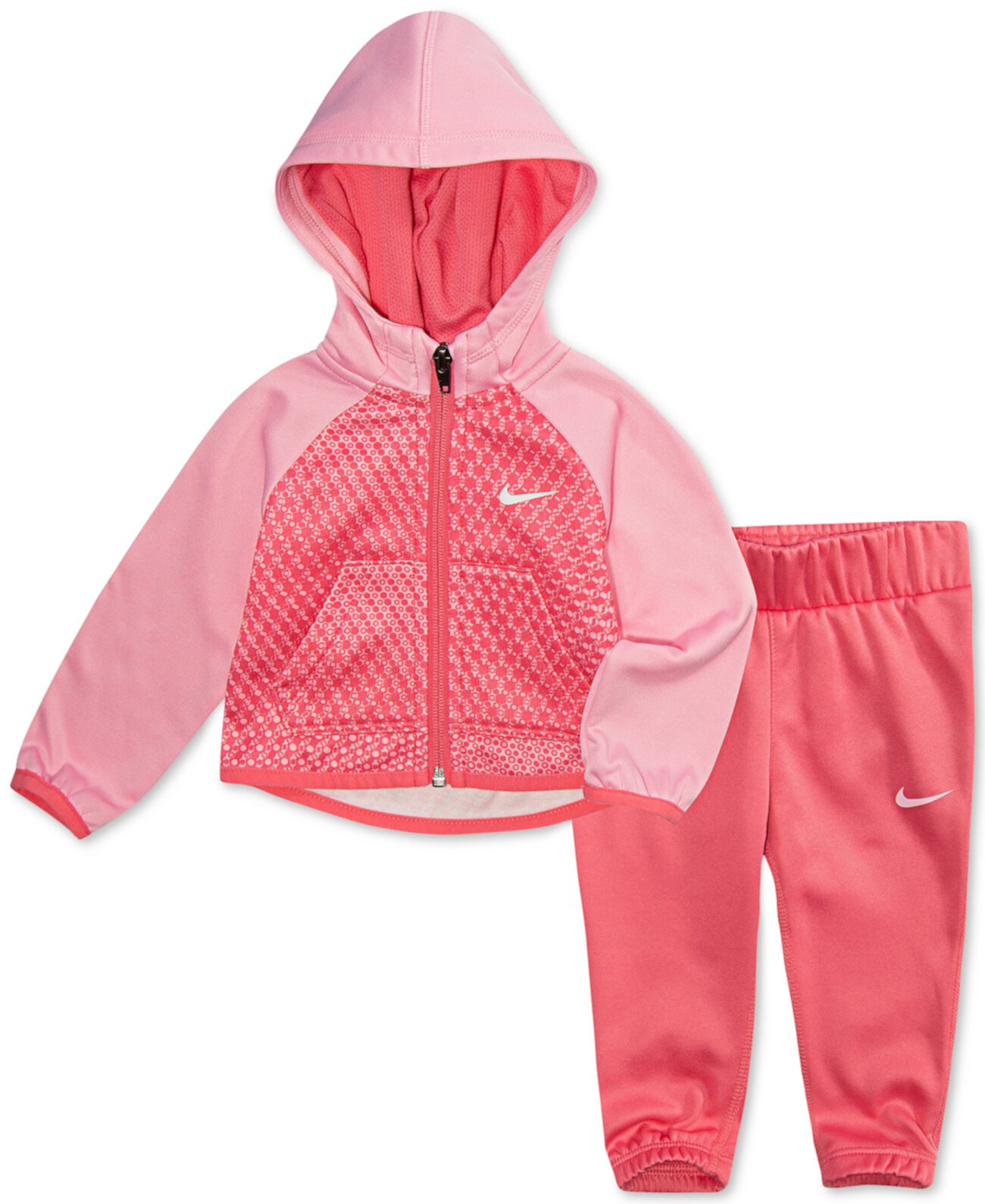 Комплект с капюшоном и штанами для маленьких девочек Therma Nike