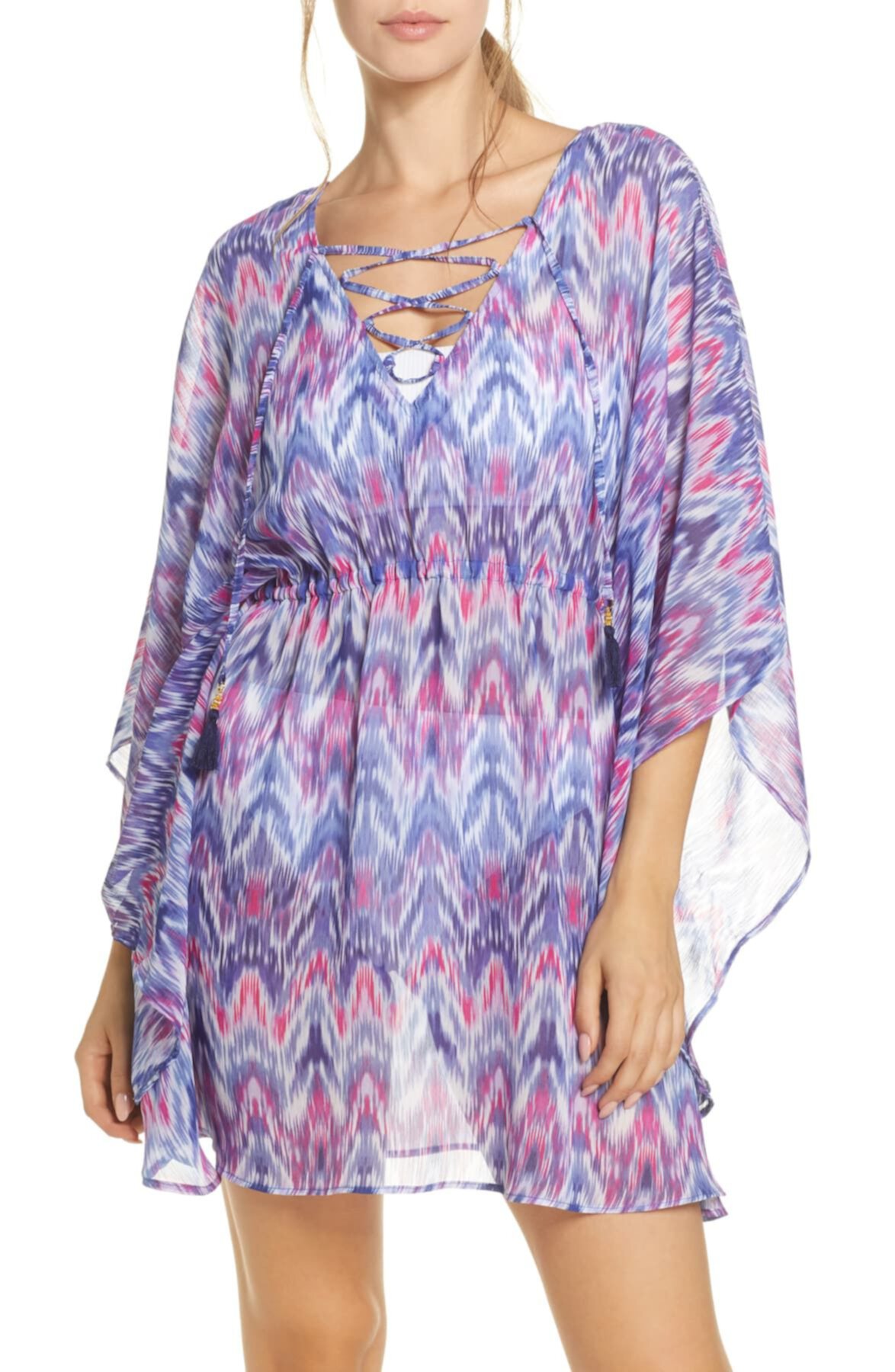 Туника Mirage Lace Front Tie Dye Cover-Up Tommy Bahama