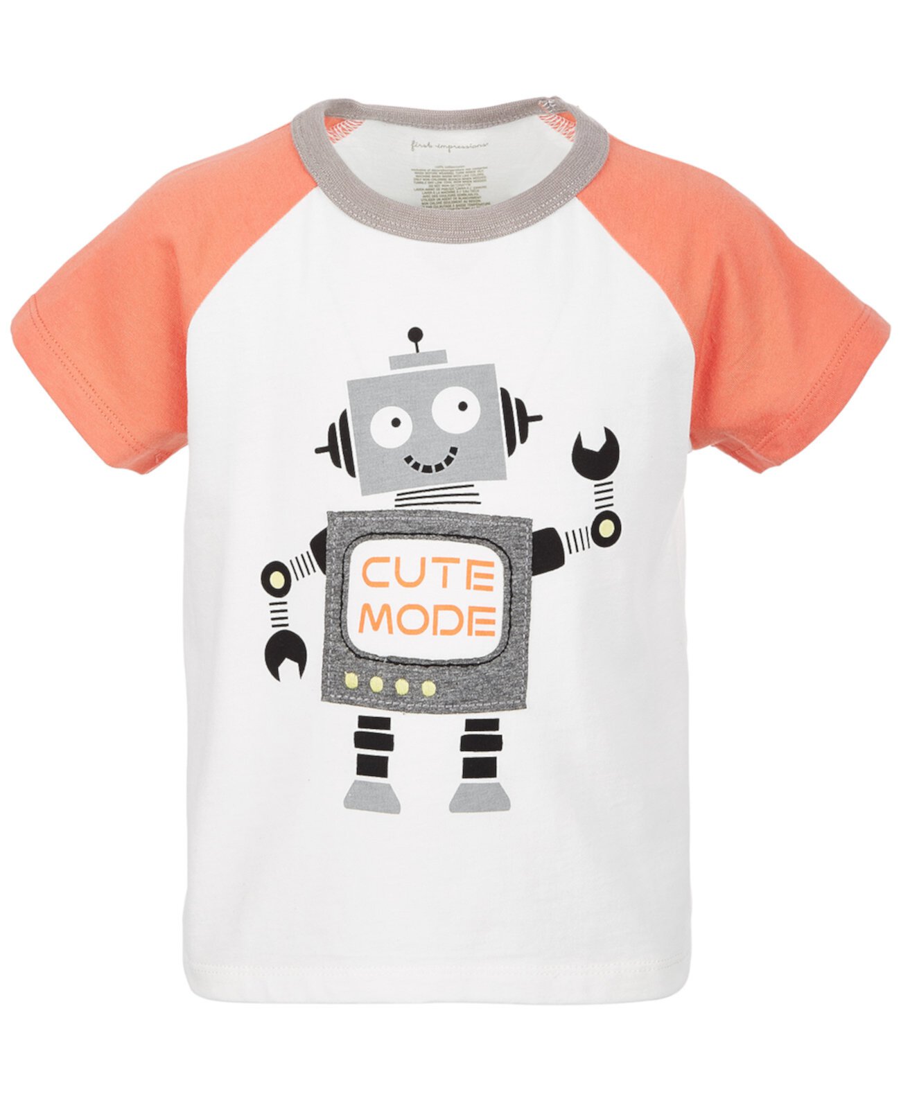 Хлопковая футболка с милым рисунком для малышей и мальчиков, созданная для Macy's First Impressions