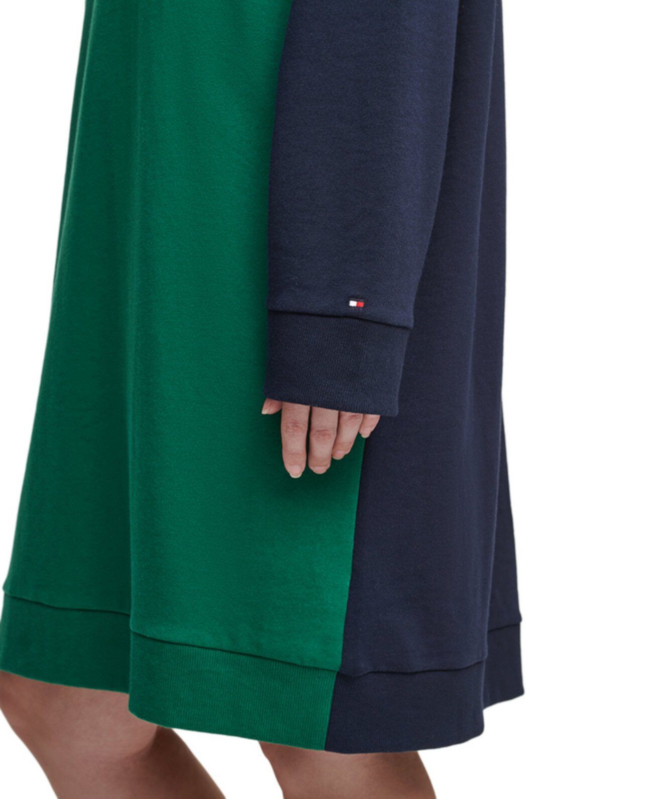 Женское Платье-Худи с Блоками Цвета Tommy Hilfiger Плюс Размер Tommy Hilfiger