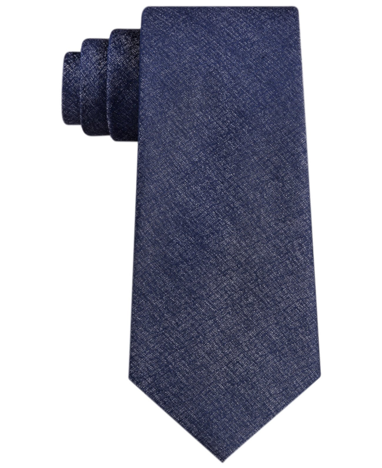 Мужской однотонный галстук с рисунком Calvin Klein