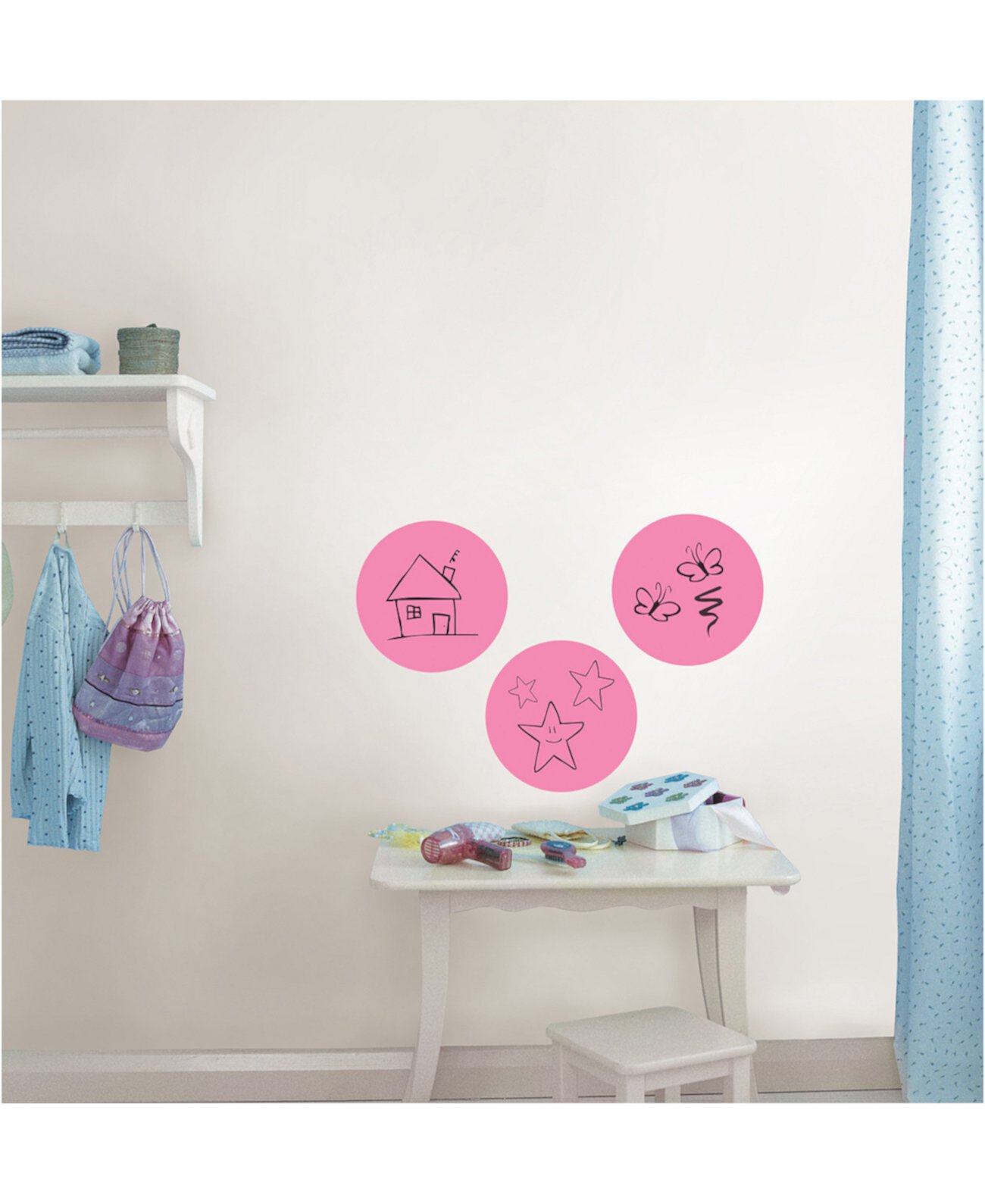 Набор наклеек Flirt Dry Erase Dot из 6 штук BREWSTER