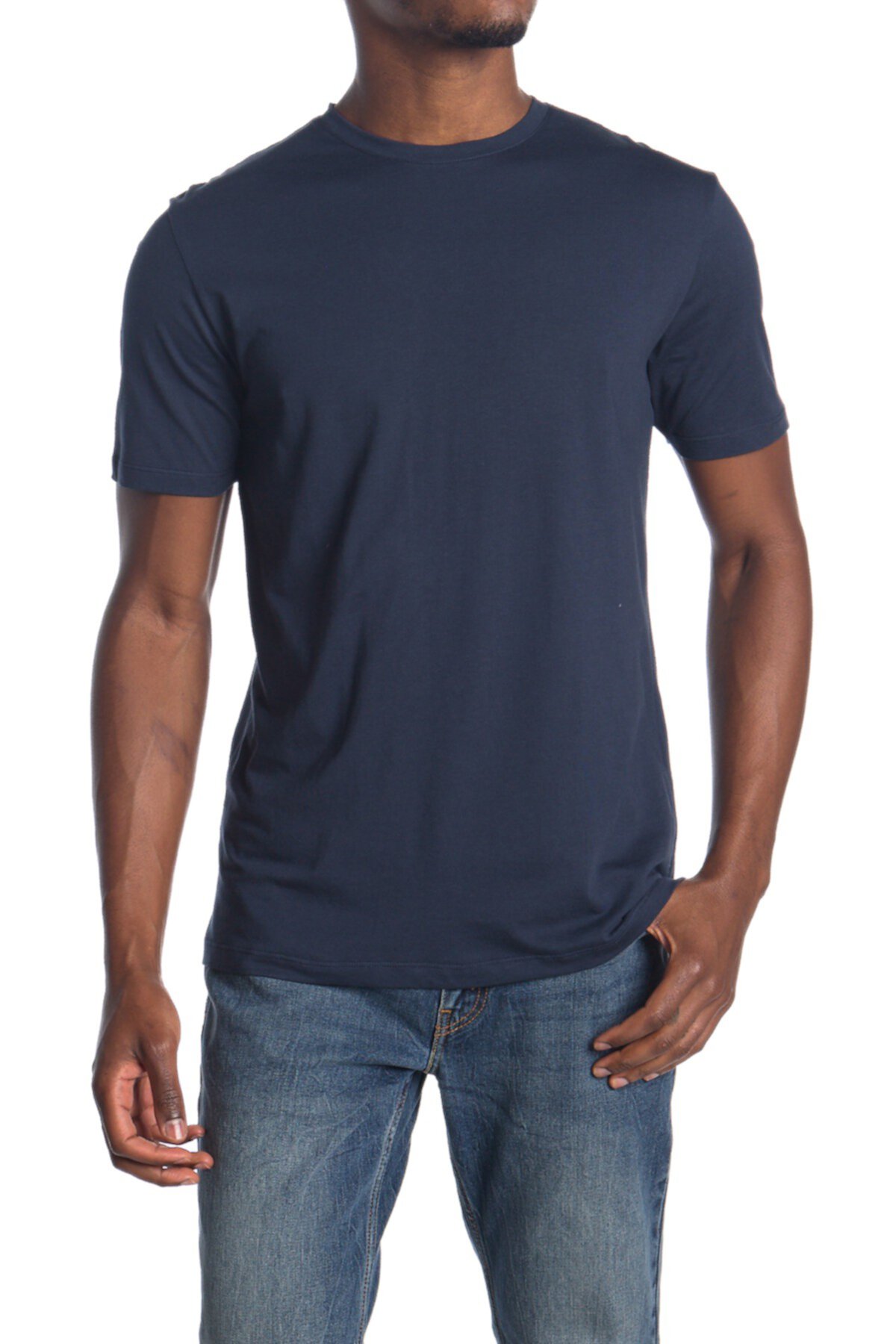 Solid Crew Neck T-Shirt Slate & Stone