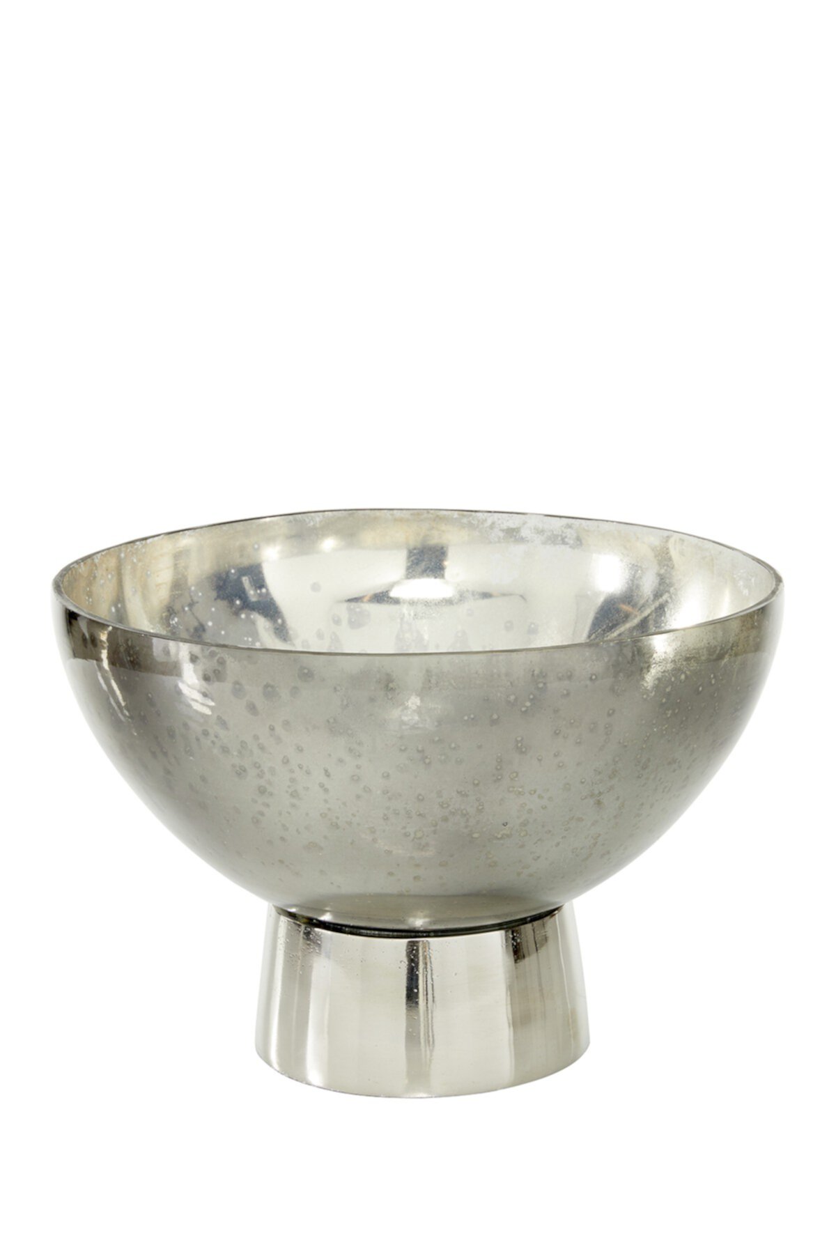 Contemporary Aluminum Glass Bowl Willow Row