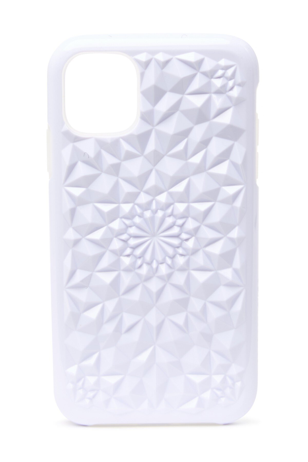 Глянцевый белый чехол для iPhone 11 с калейдоскопом FELONY CASE