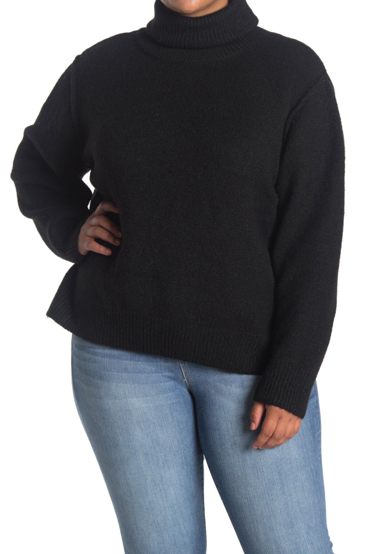 Turtleneck Pullover Sweater (Plus Size) Max Studio