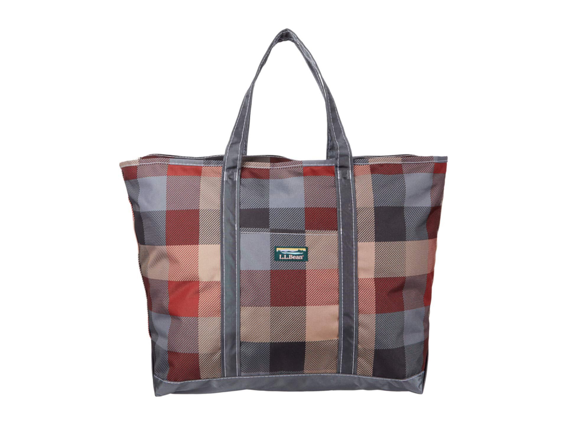 Everyday Lightweight Large Plaid Tote L.L.Bean