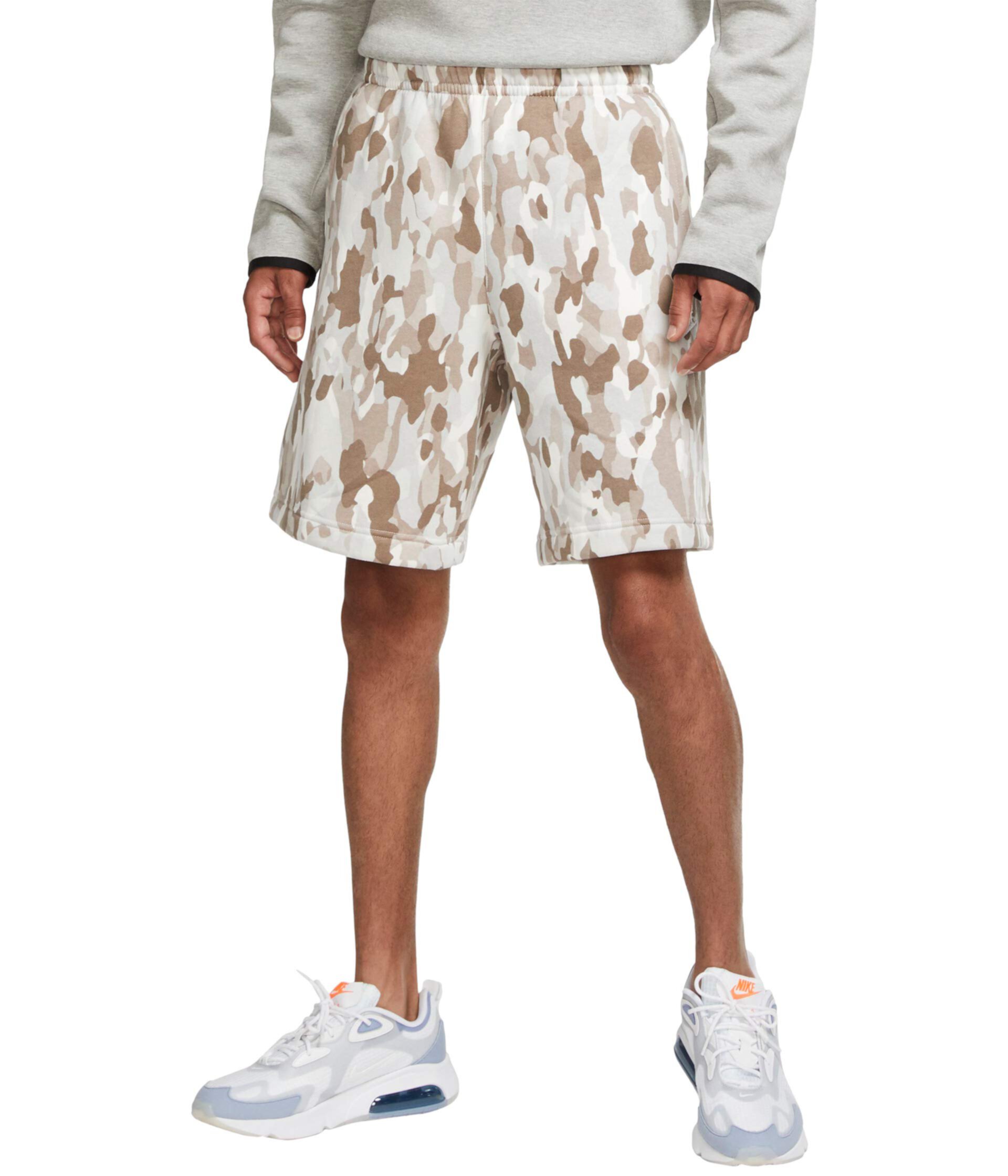 Клубные шорты NSW с камуфляжным принтом Nike