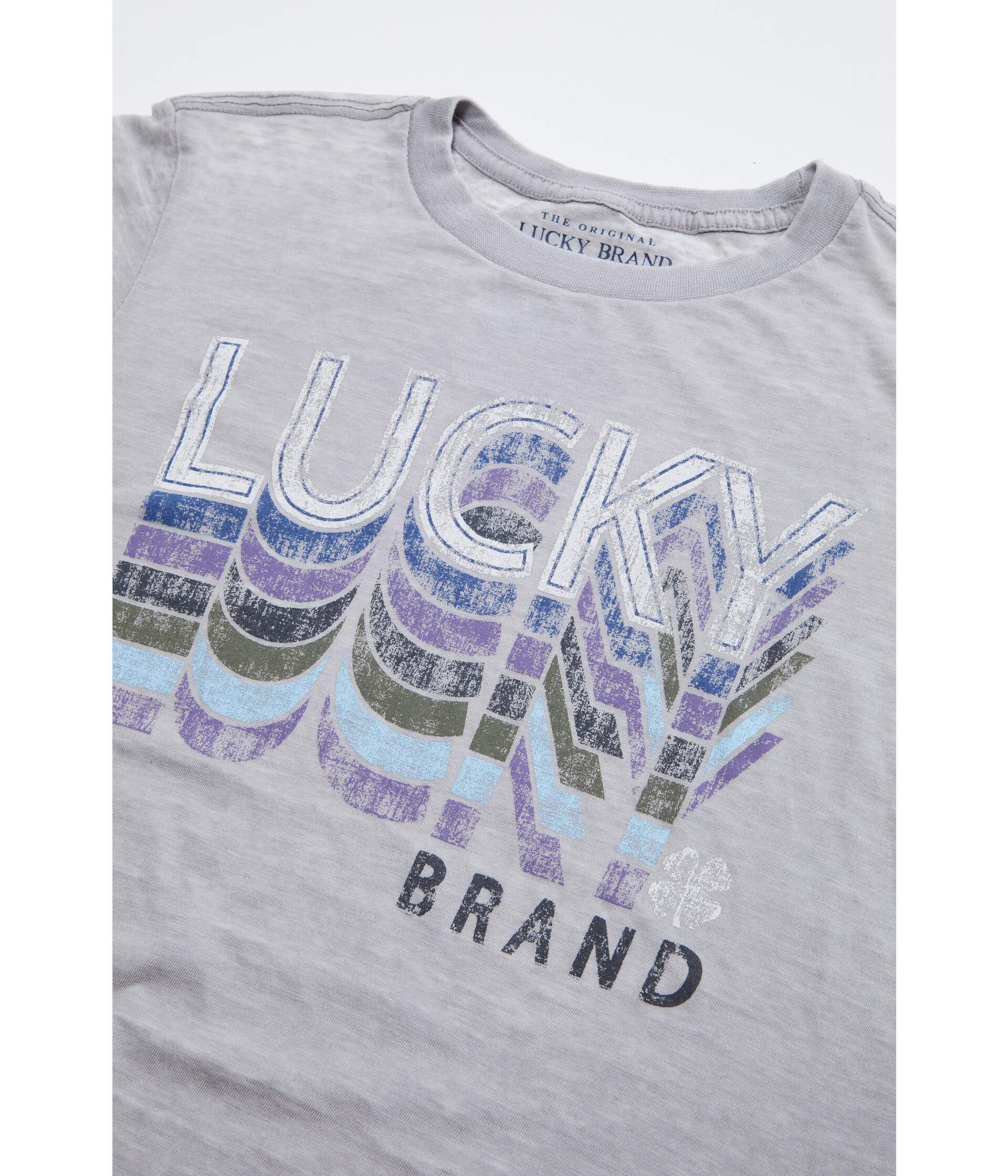 Телескопическая футболка (Big Kids) Lucky Brand Kids