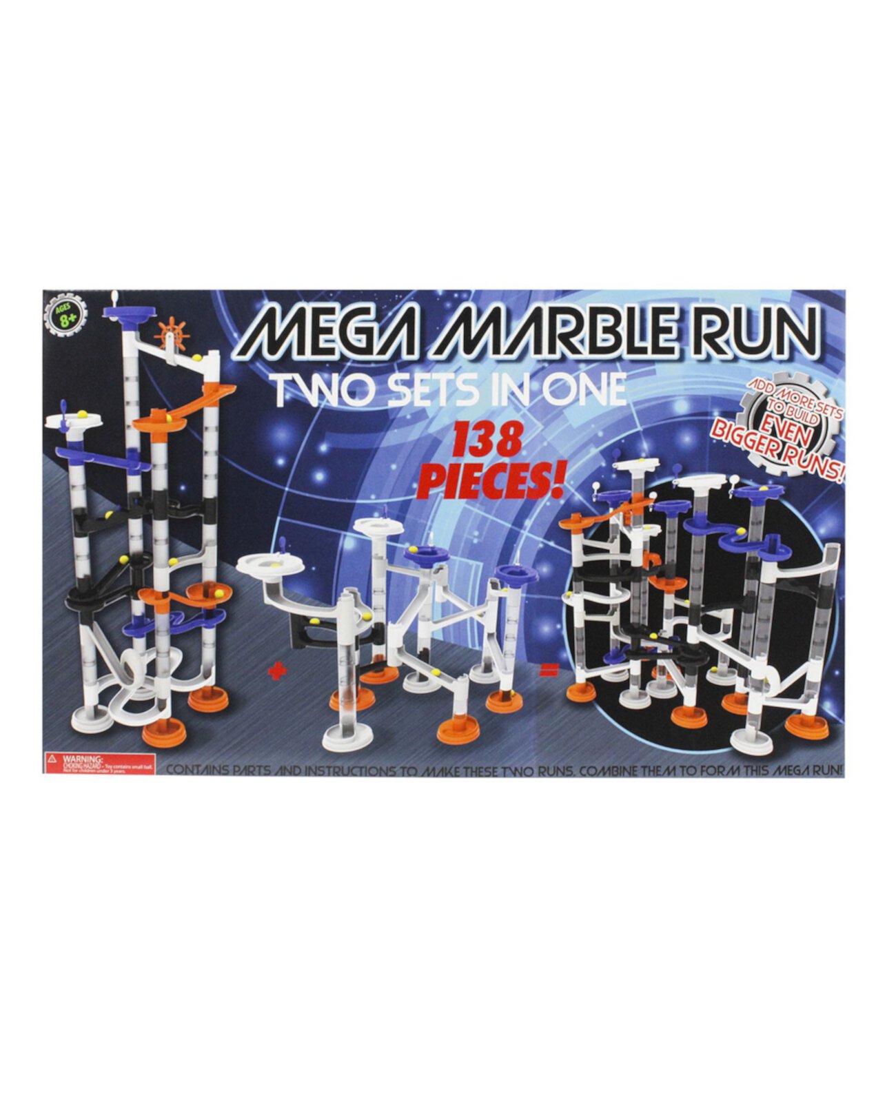 Набор из 138 предметов Mega Marble Run Gener8