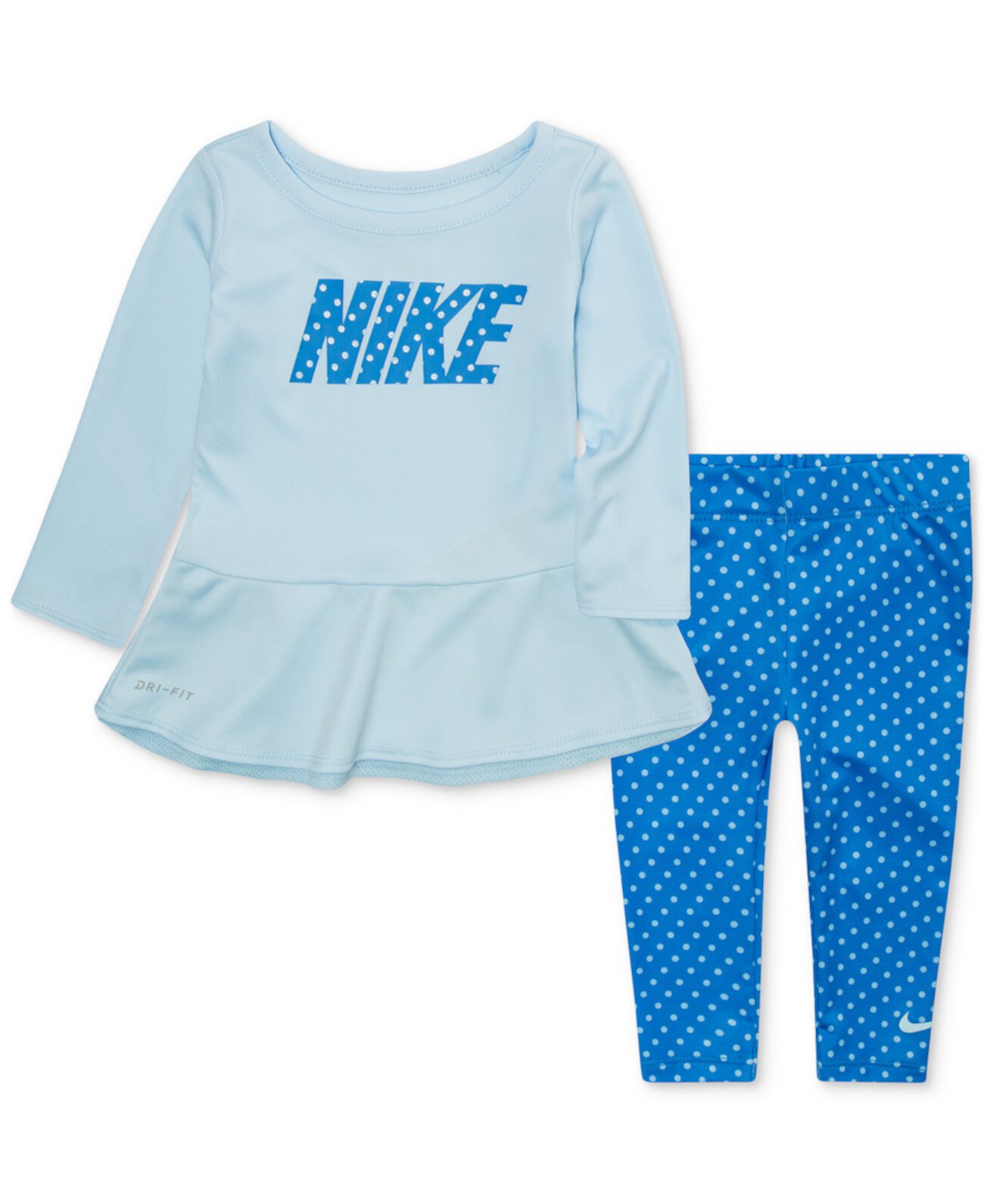 Комплект из топа и леггинсов Dri-FIT для новорожденных девочек Nike