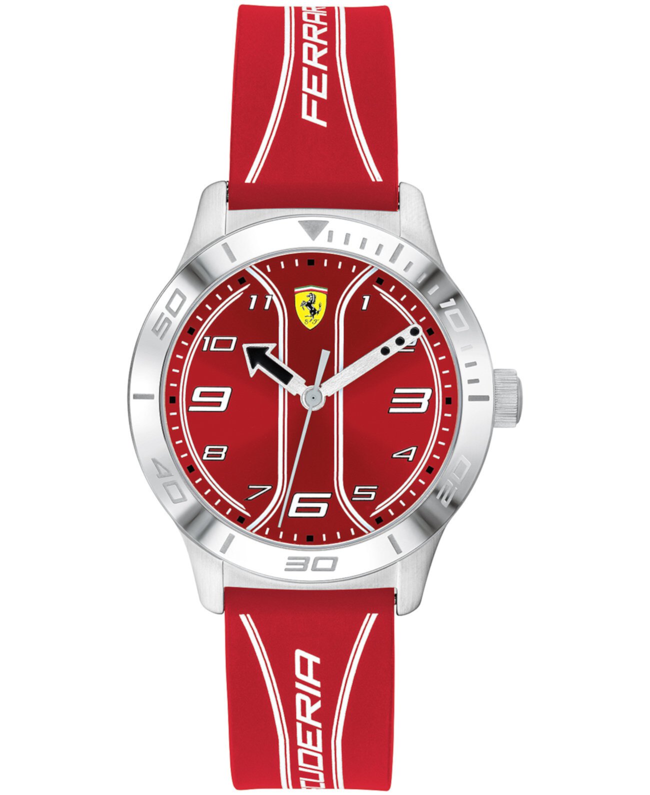 Часы Kid's Academy с красным силиконовым ремешком, 34 мм Ferrari