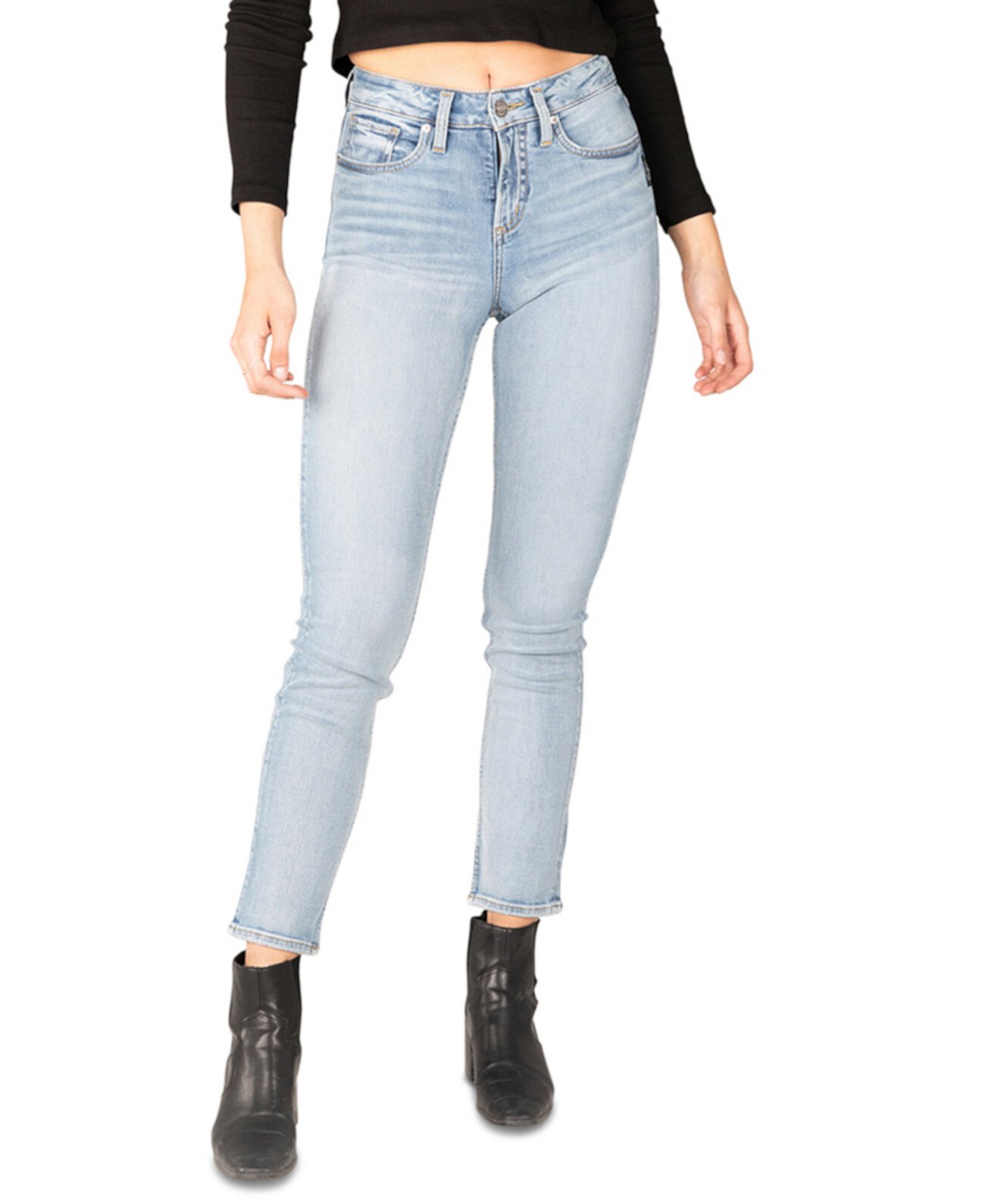Прямые джинсы Avery с высокой посадкой Silver Jeans Co.