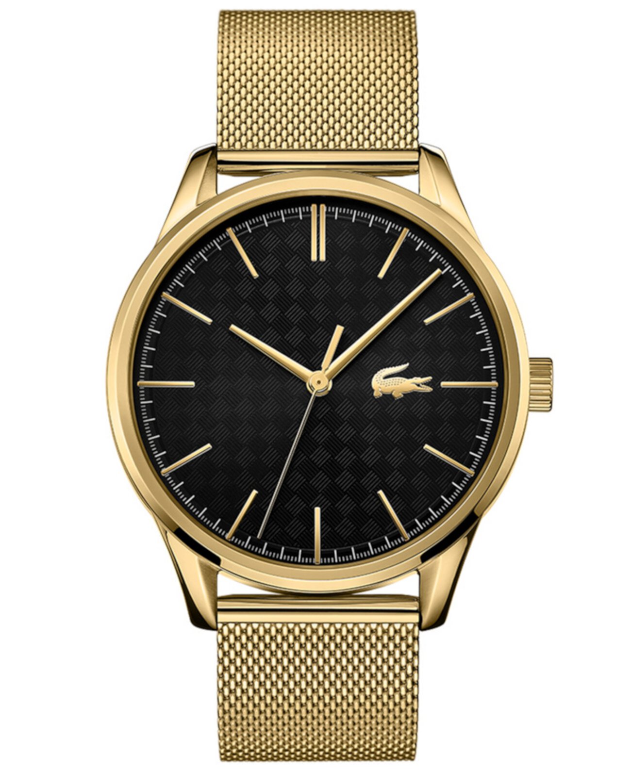 Мужские часы Vienna позолоченные, браслет 42 мм Lacoste