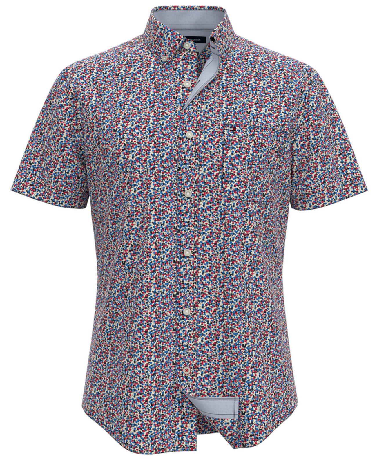 Men's Wilmington Custom-Fit Floral-Print Shirt Tommy Hilfiger