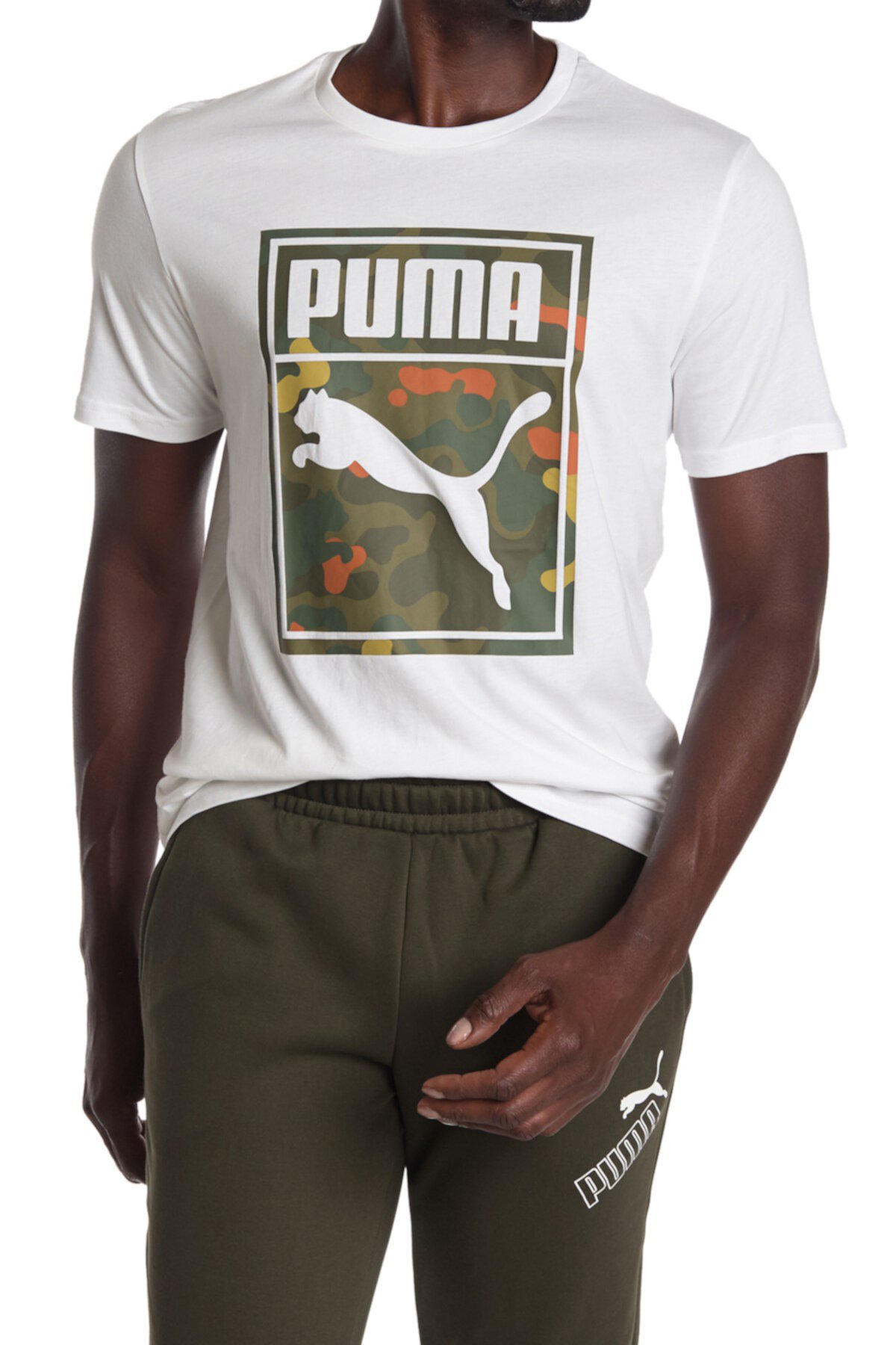 Классическая футболка с логотипом и графикой PUMA