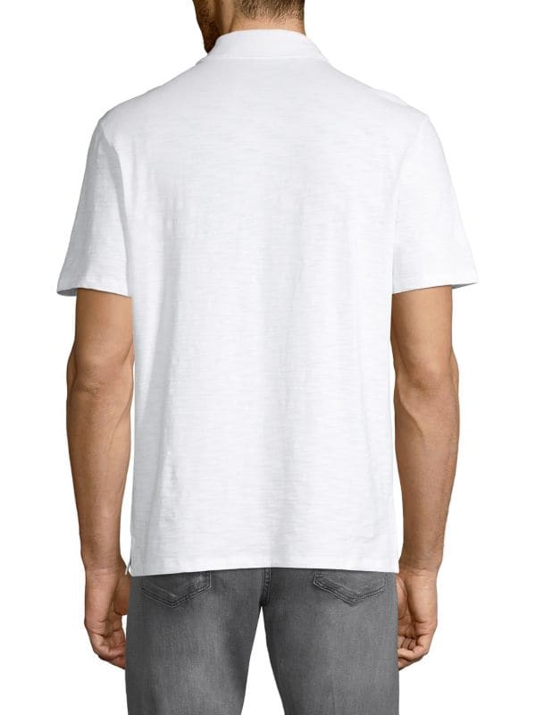 Классическая футболка-поло из хлопка Vince