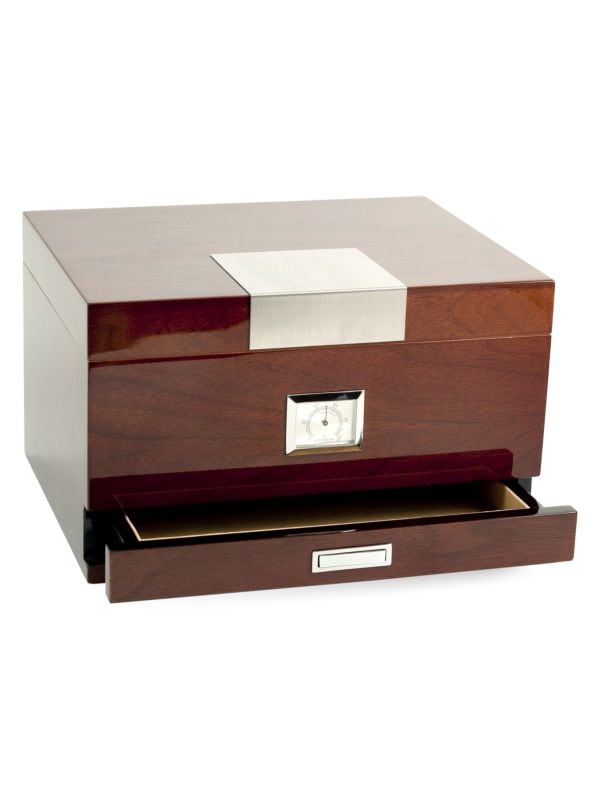 Walnut 60-Cigar Humidor Bey-Berk