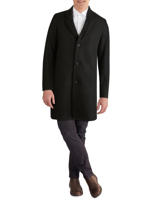 Верхнее пальто из эластичной шерсти Cole Haan
